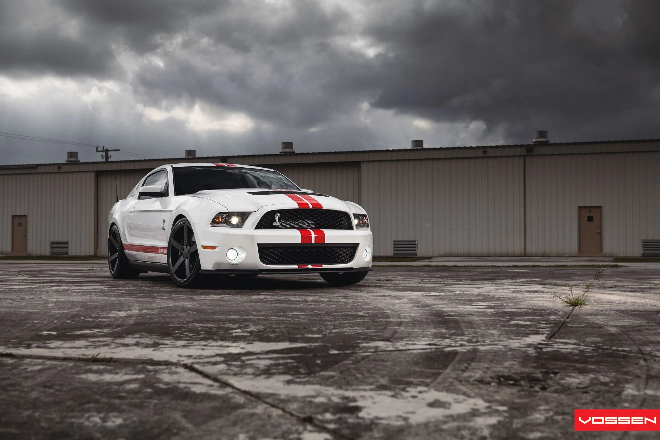 Legendary White Ford Mustang Shelby