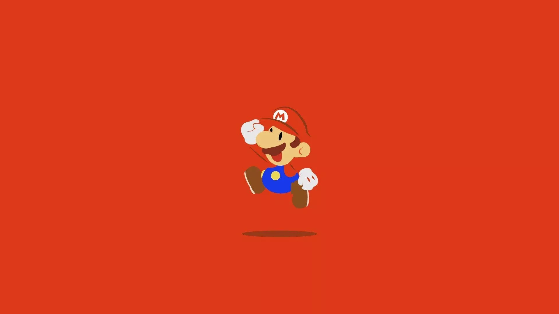 Game Mario Minimalist Gaming HD Wallpaper
