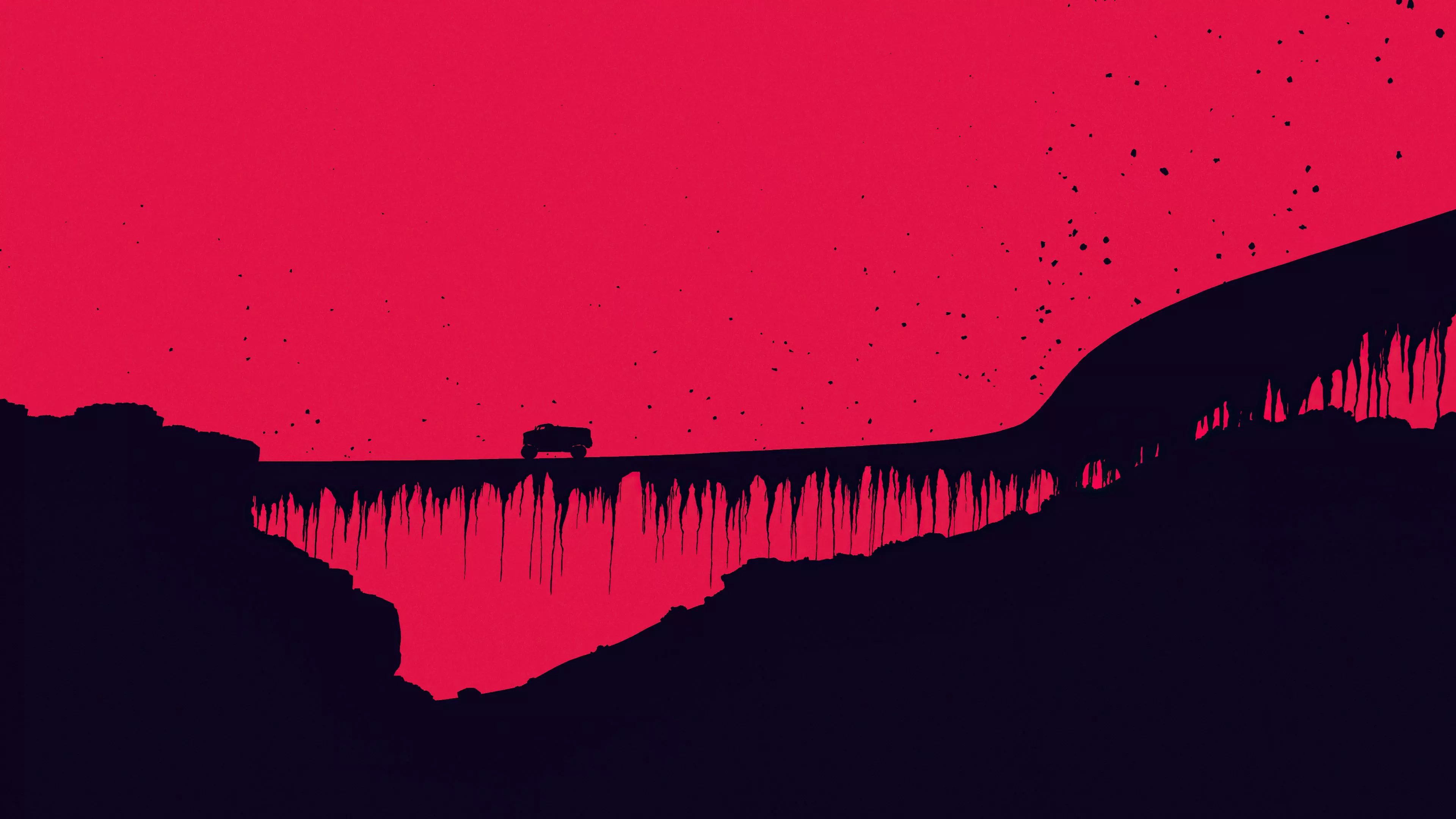 Gaming Road Death Stranding 4k Minimal