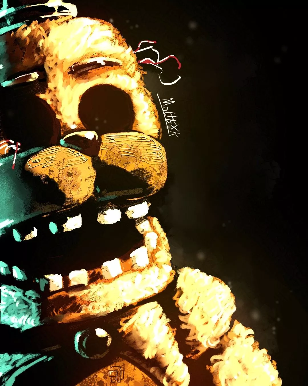 Withered Golden Freddy #fnaf #fnaf2