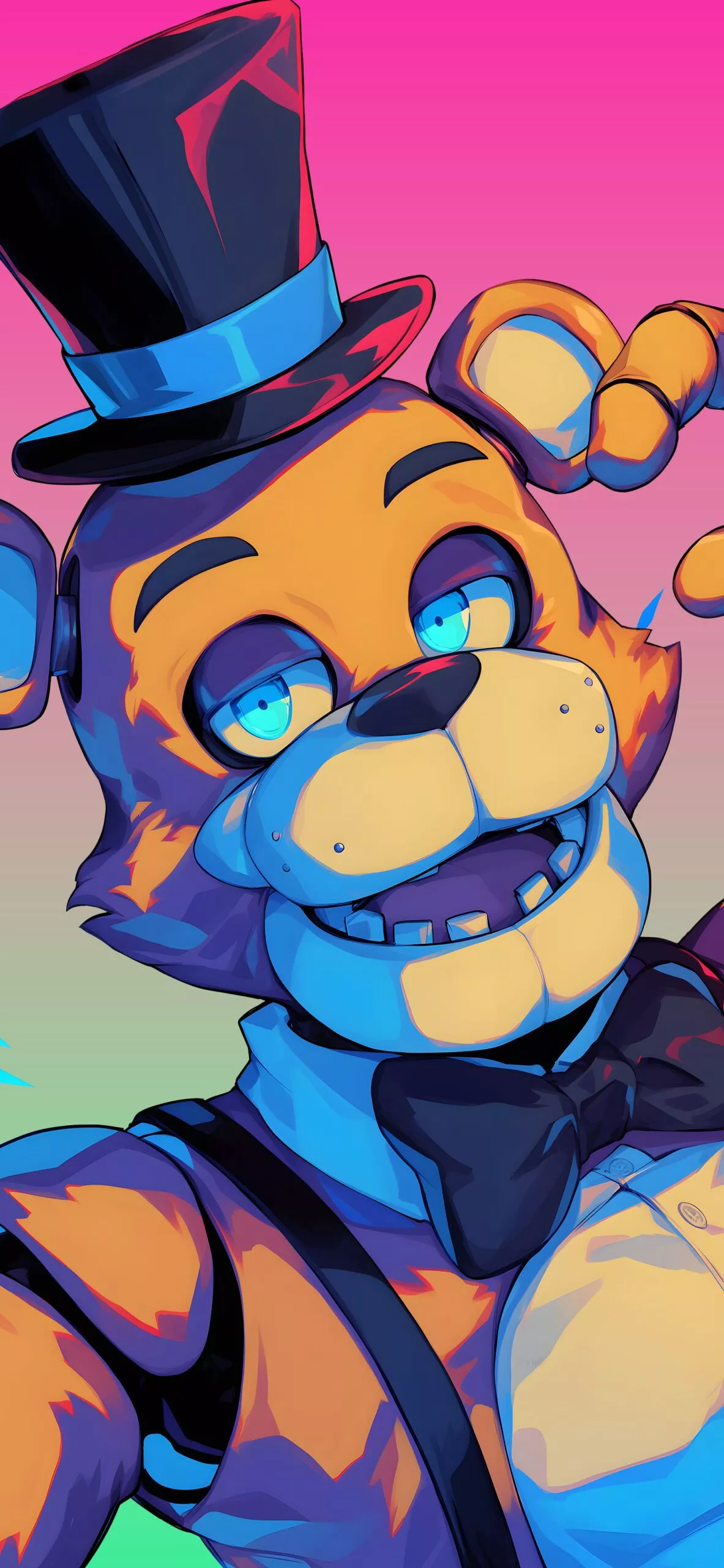 FNAF Bright Golden Freddy Wallpaper