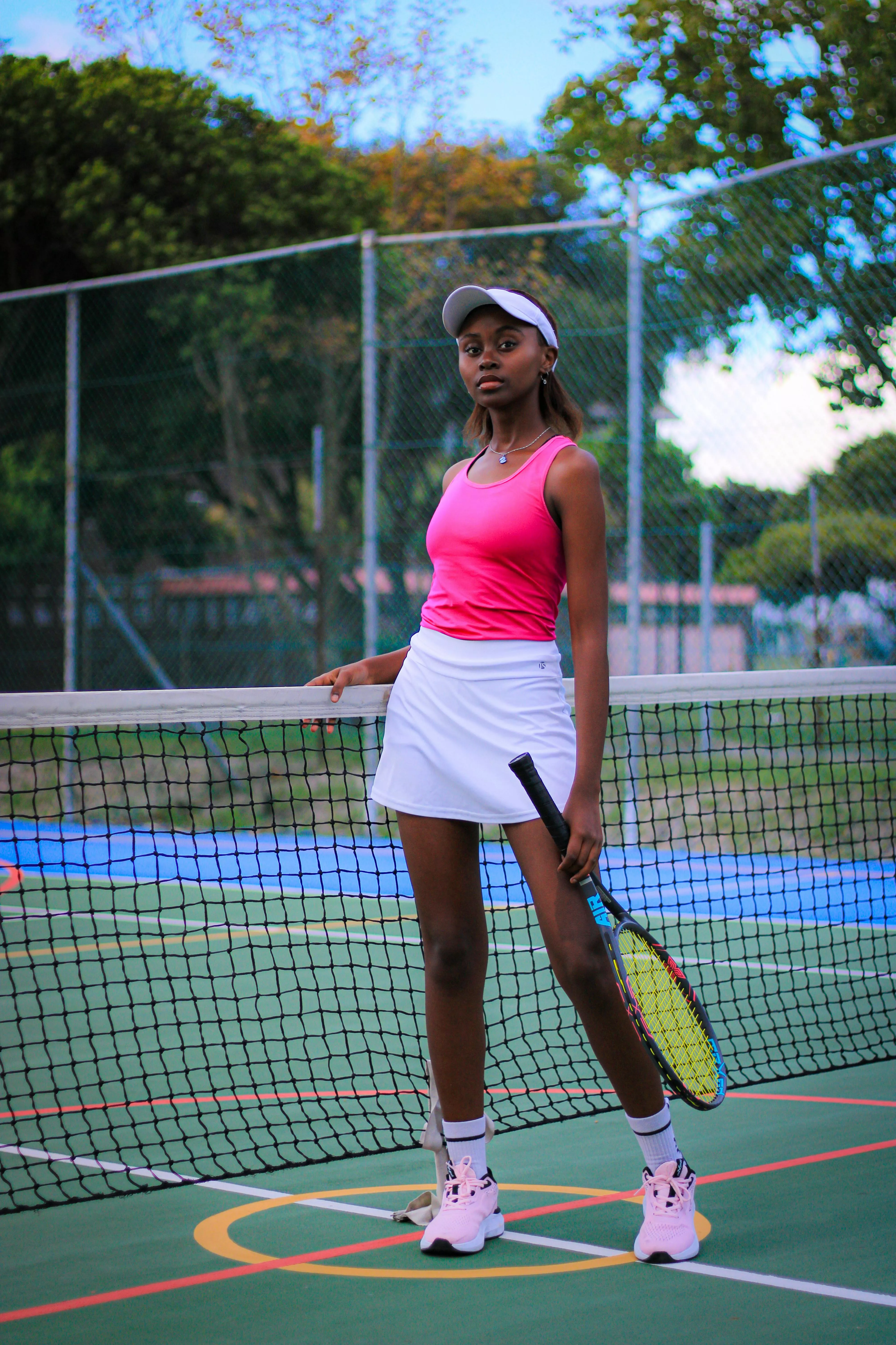 Woman Posing in Sports Clothing