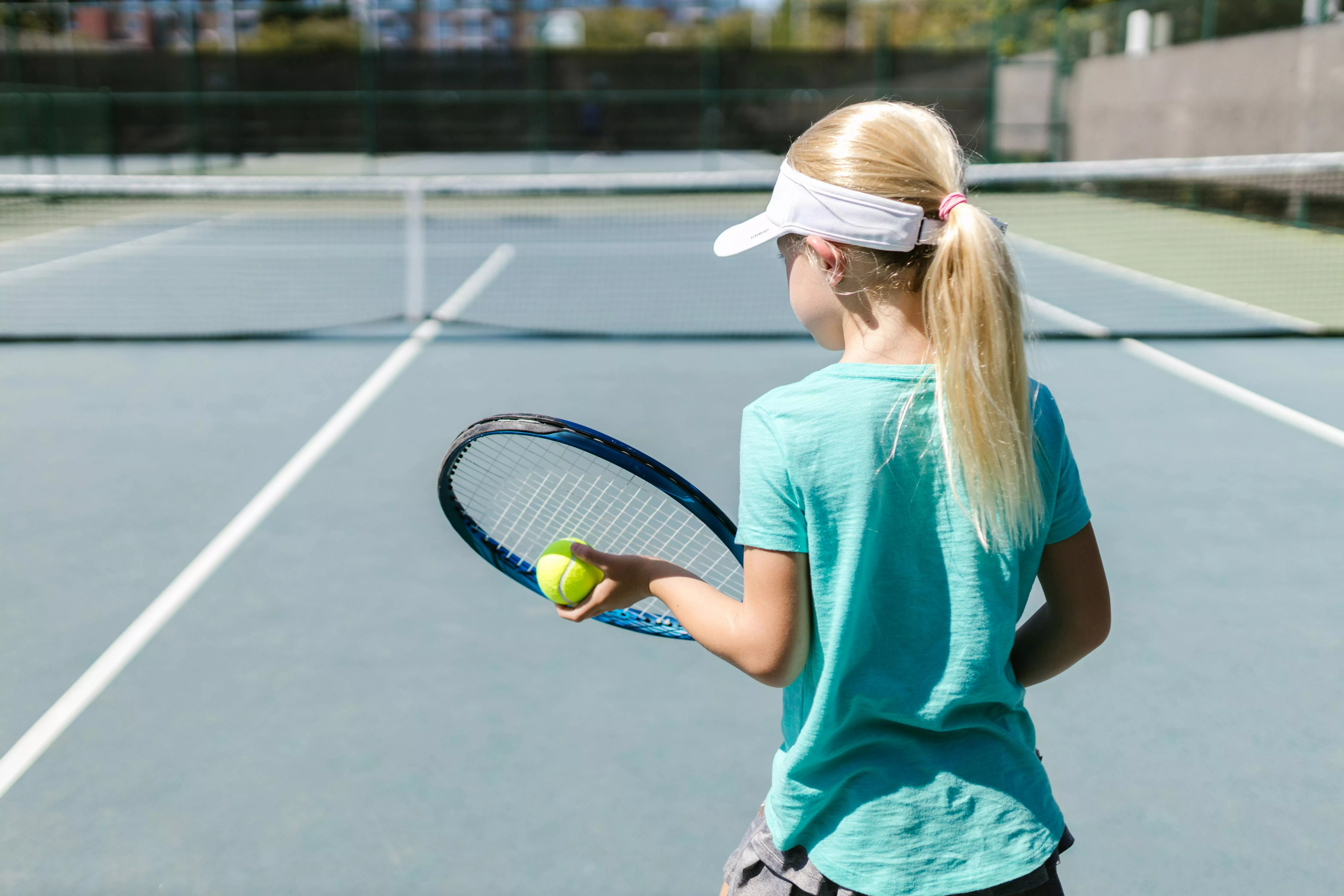Girl Playing Tennis · Free