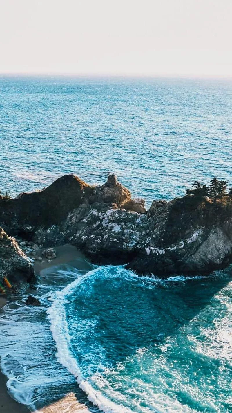 HD beach vibe wallpaper