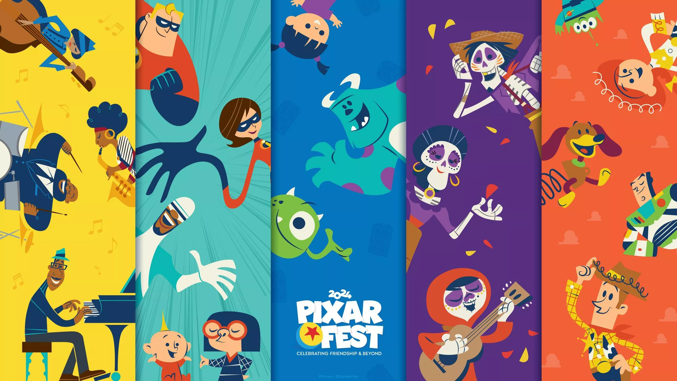 Stunning Pixar Fest Wallpaper