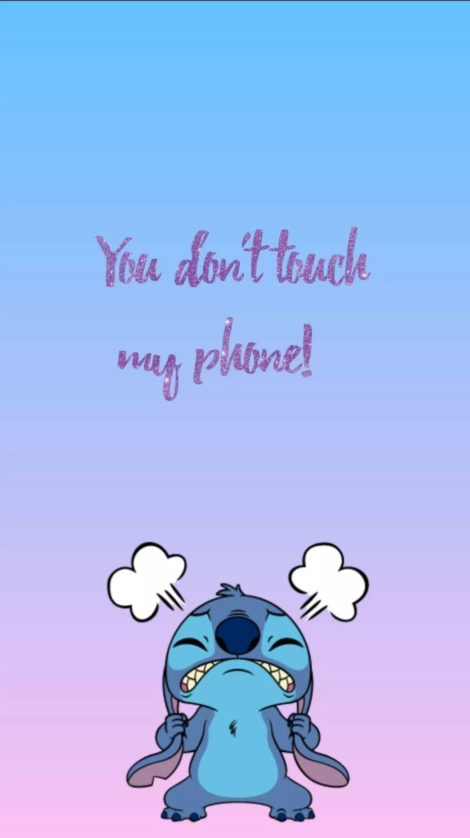 Dont Touch My Phone Stitch HD