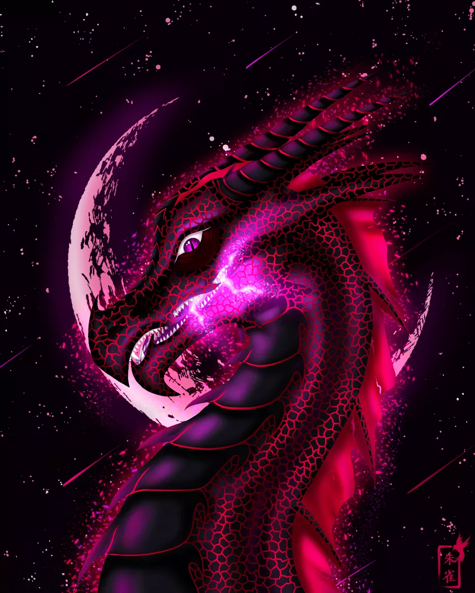Purple Flame Rose Dragon 朱雀