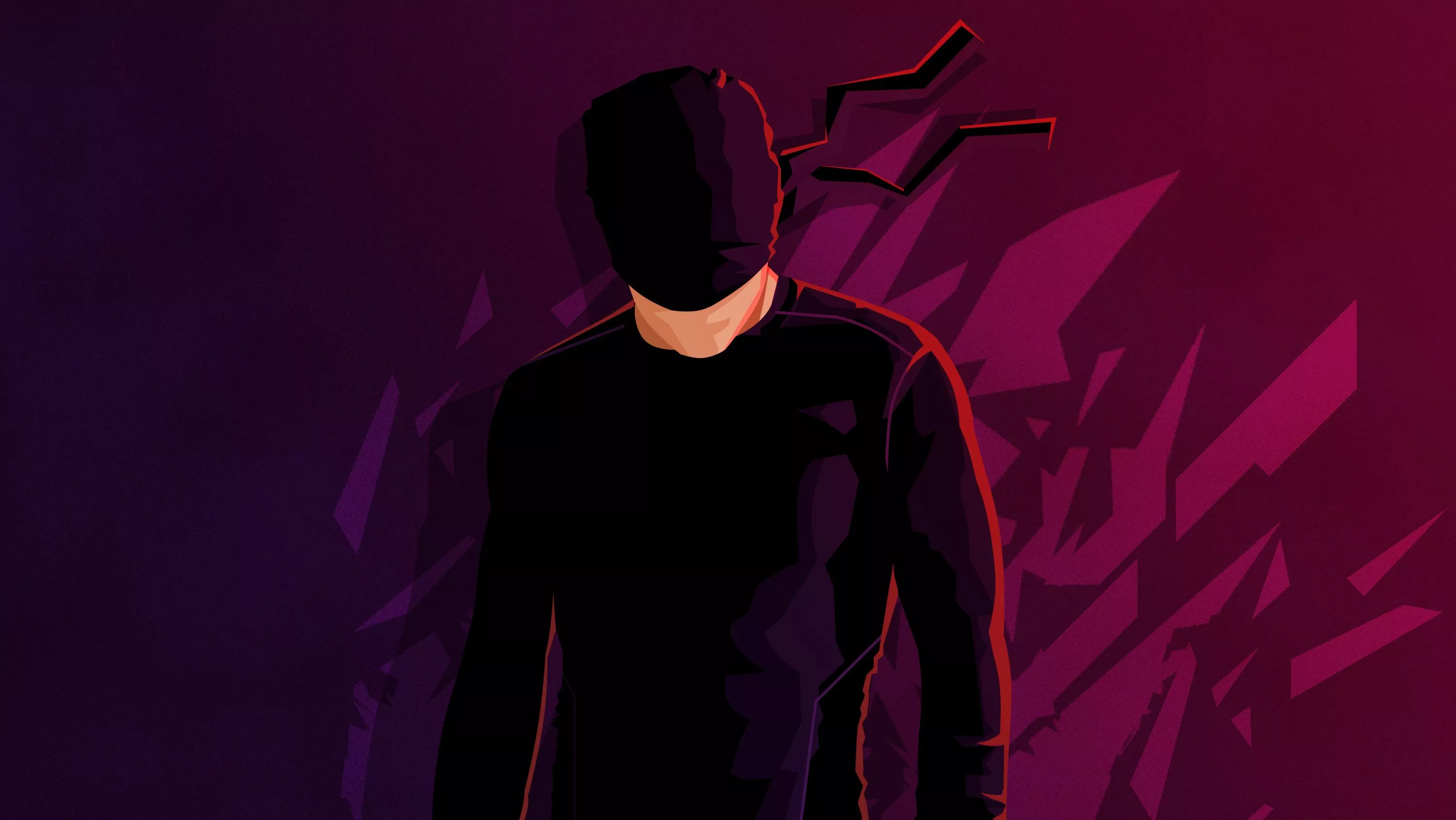 Daredevil Minimalism Wallpaper, HD