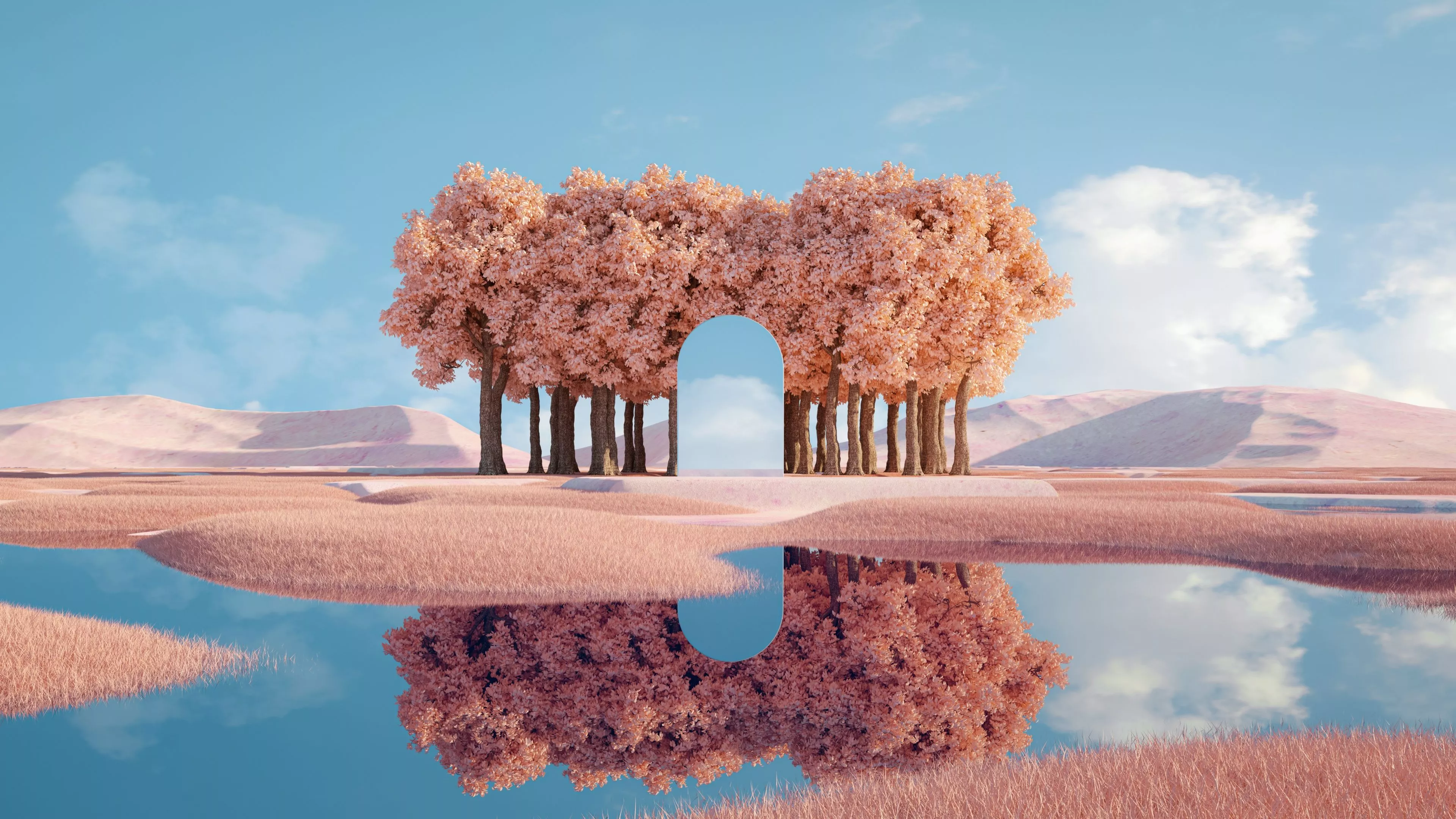 Mysterious Wallpaper 4K, Glass