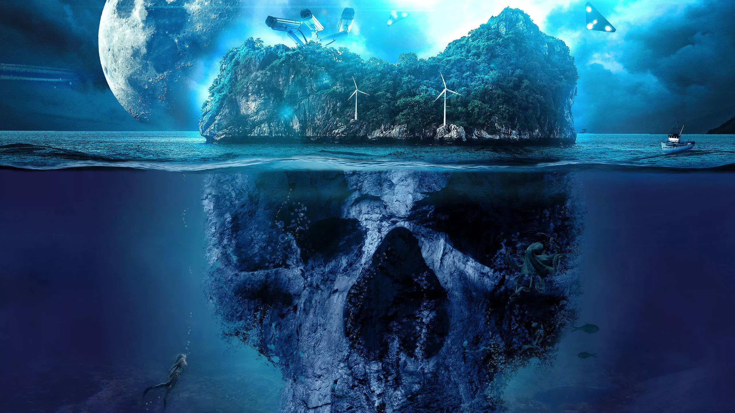 Mystery Skull Island Wallpaper. HD