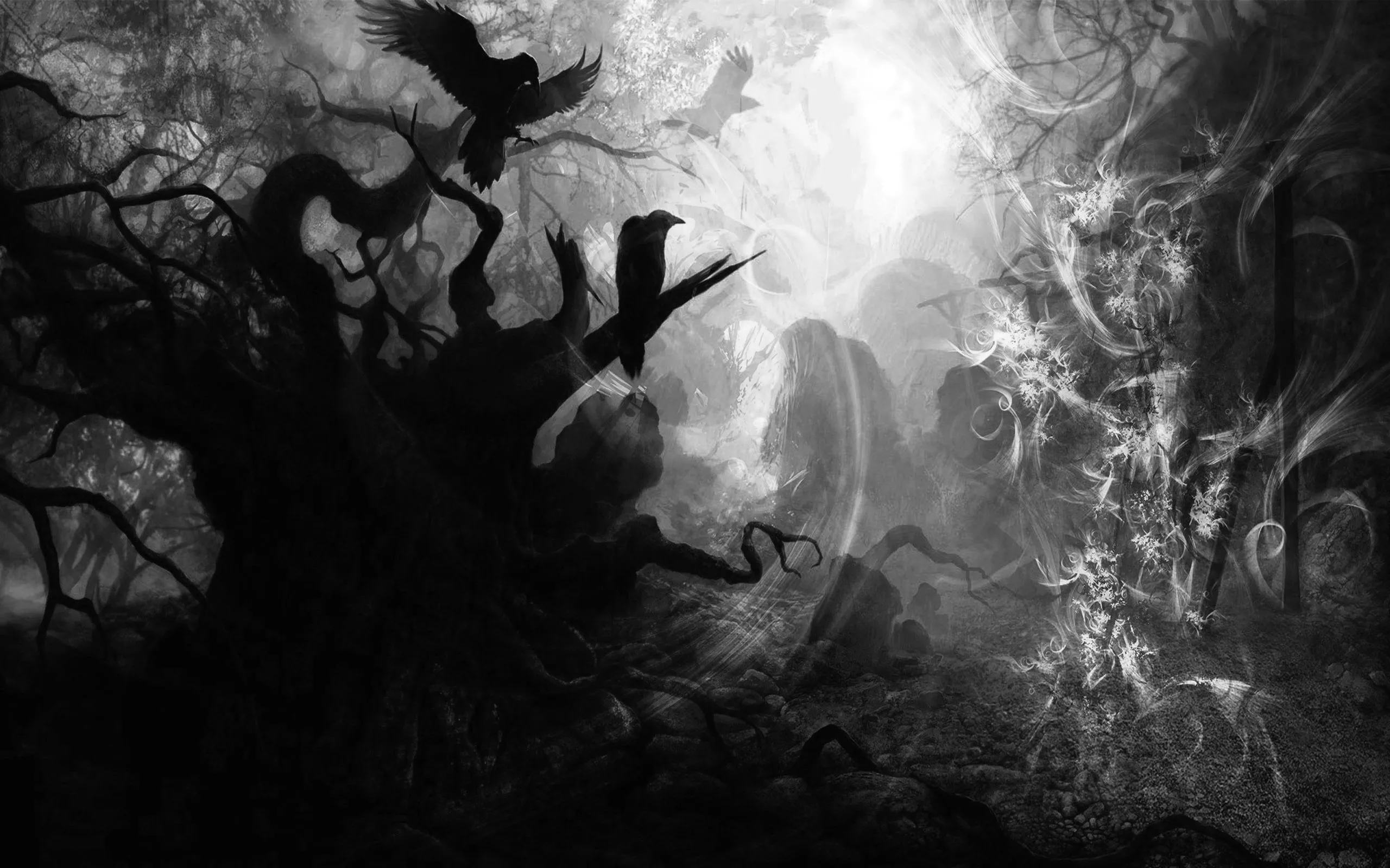 Dark Fantasy HD Wallpaper: A Mysterious