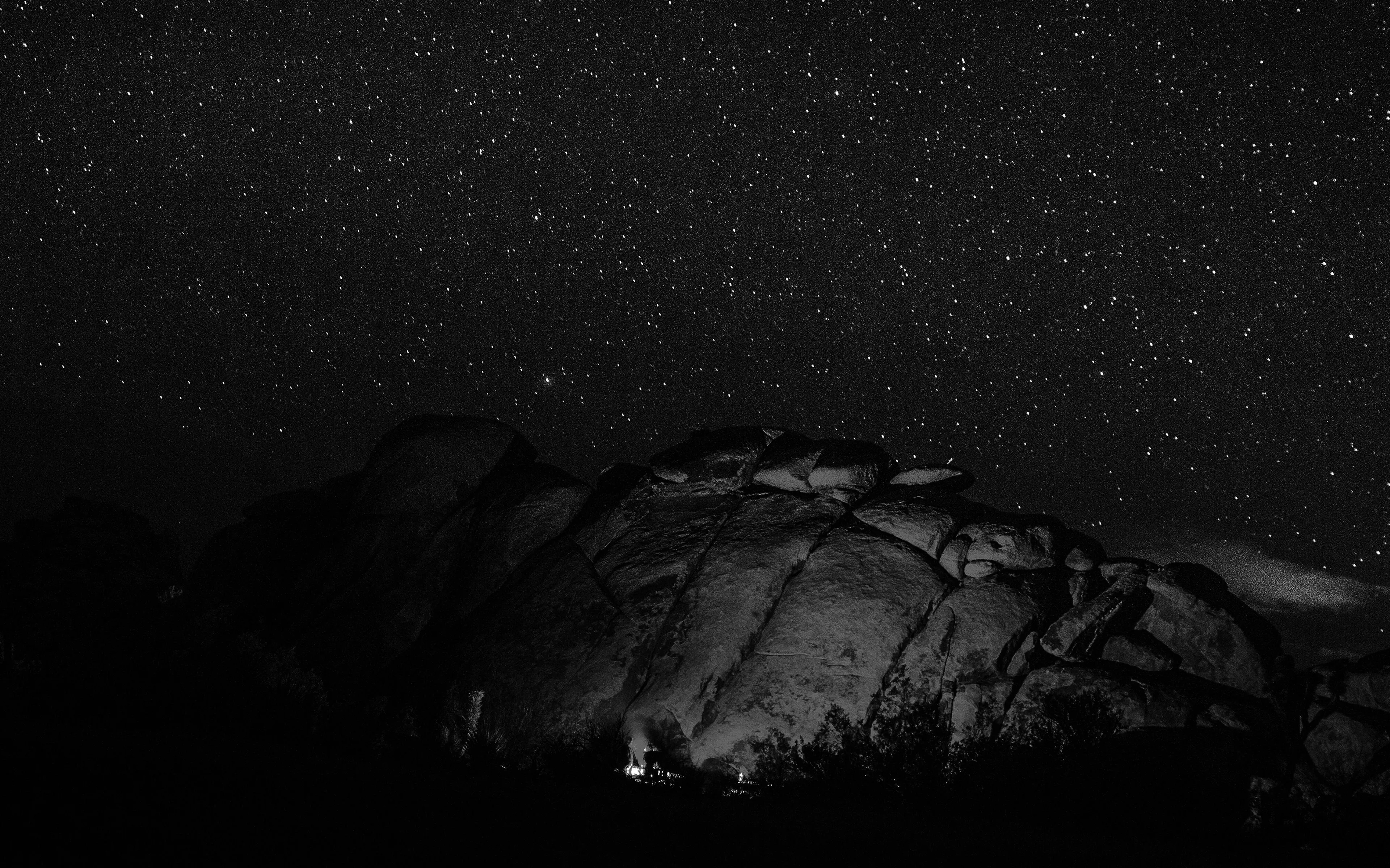 Mystery Rock Night Sky Star Nature