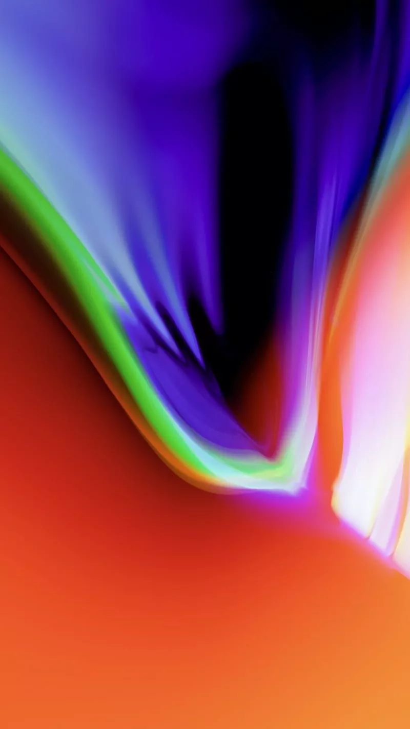 iPhone 8, 2017, apple, colors, flames