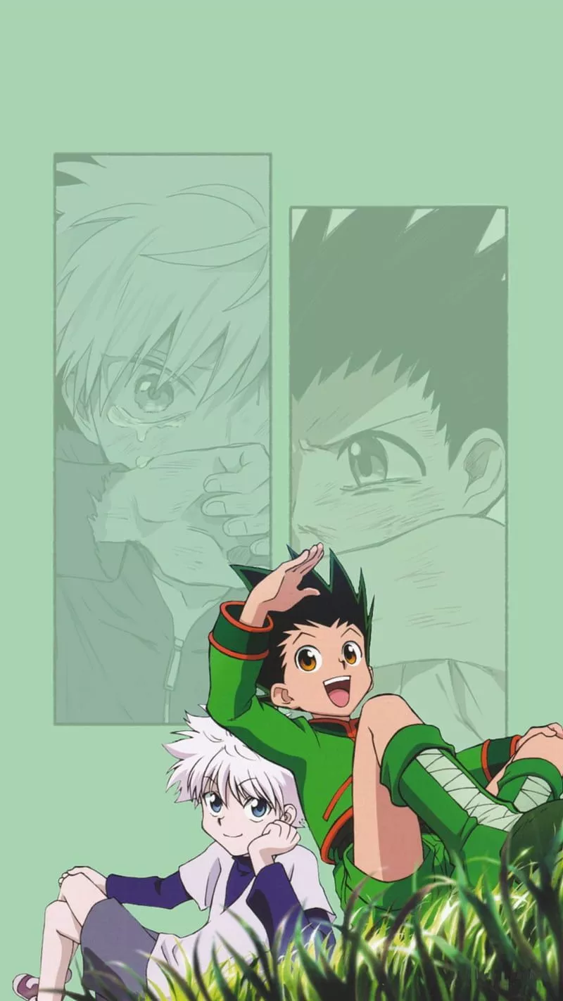 Gon and killua, gon, killua, HD phone