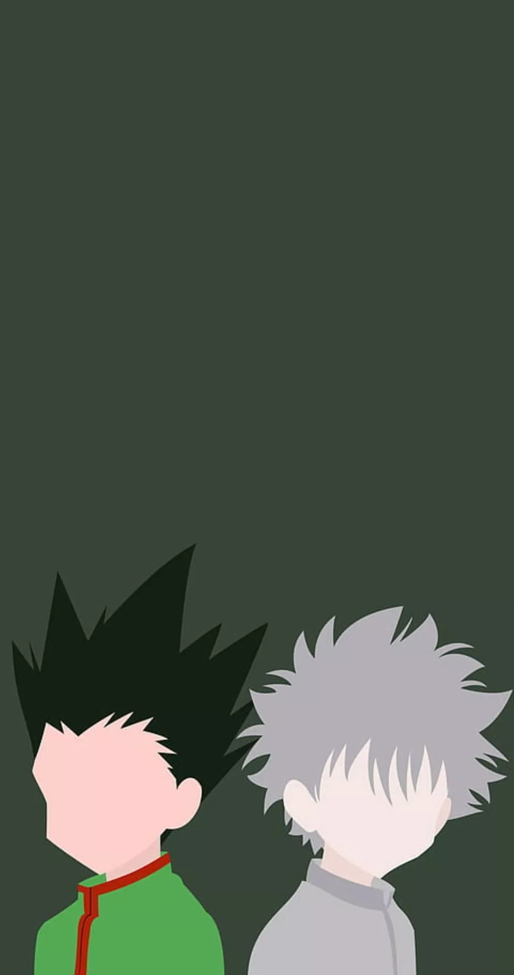 Minimalist Gon And Killua iPhone
