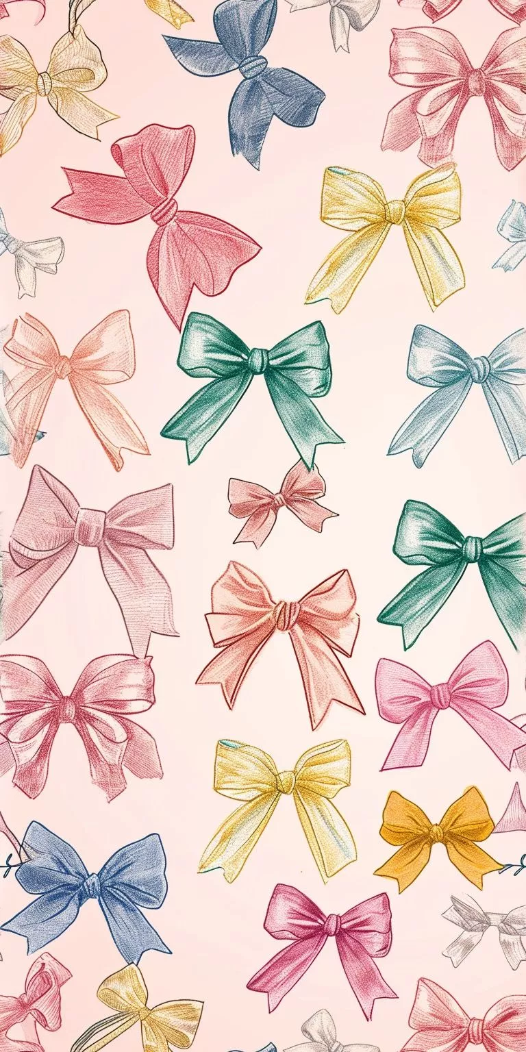 Charming Bow Wallpaper to Adorn
