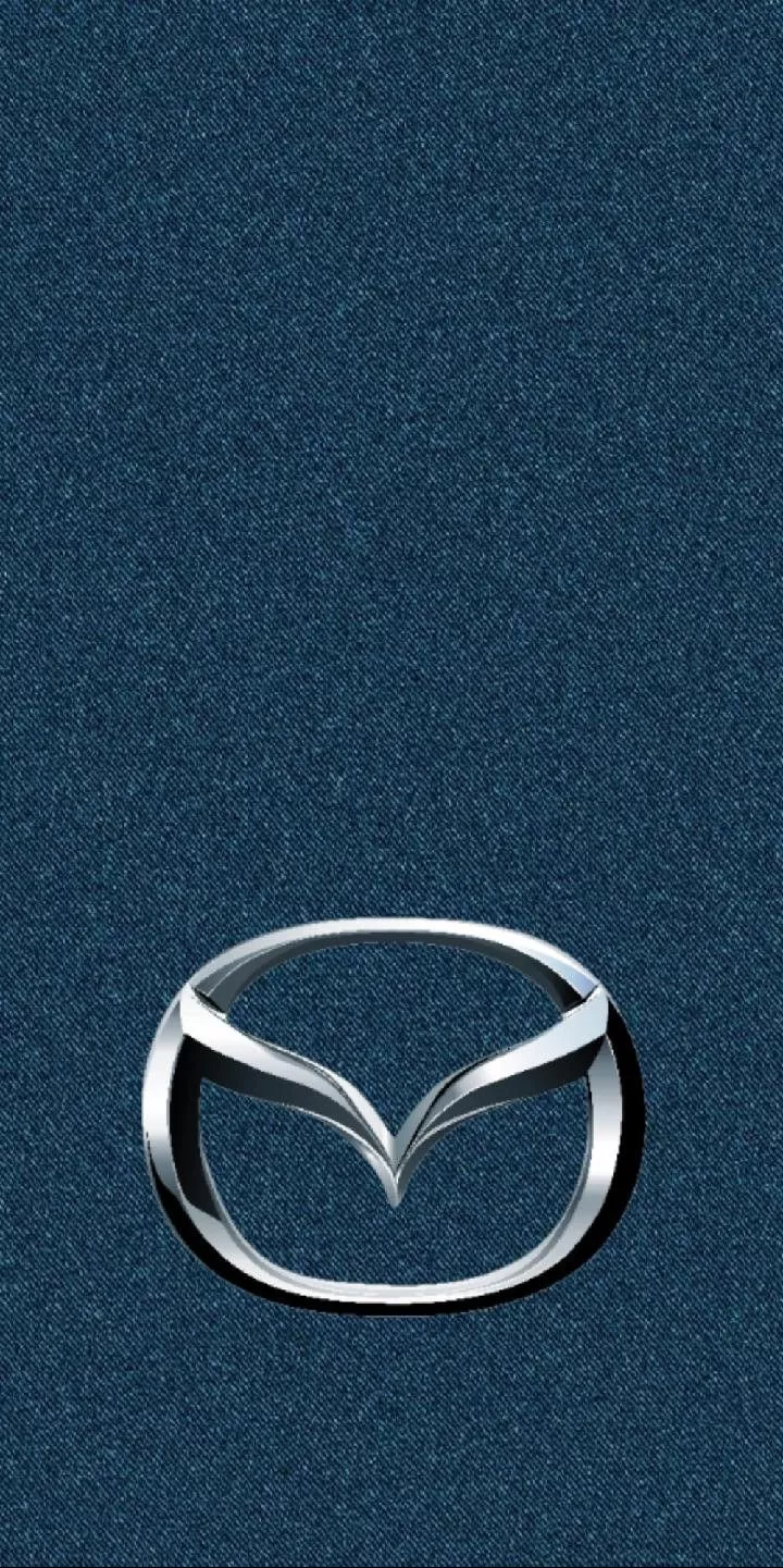 Mazda Logo 720x1440 Jeans Texture Blue