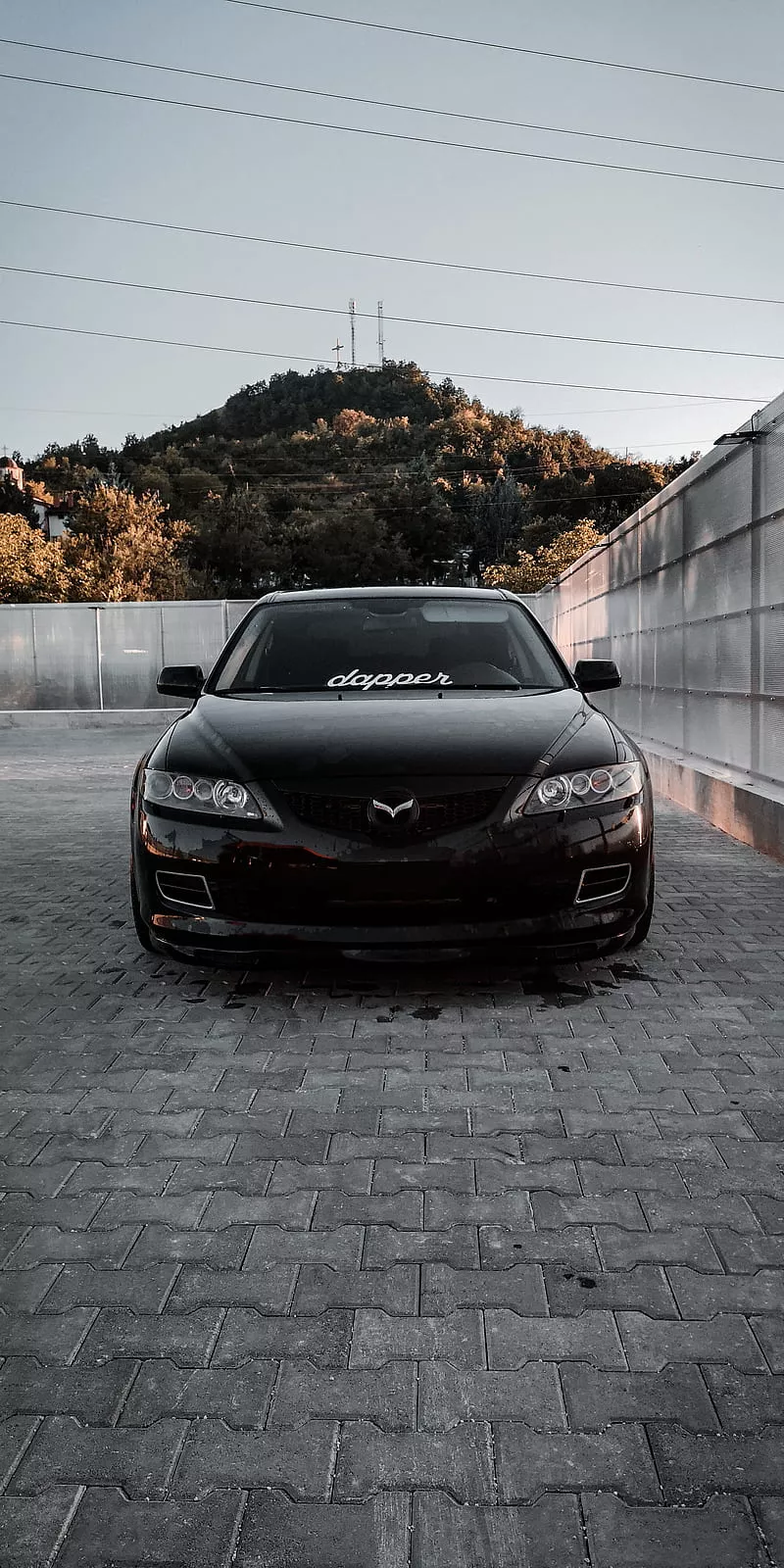 Black Mazda, carros, dapper, mazda 6
