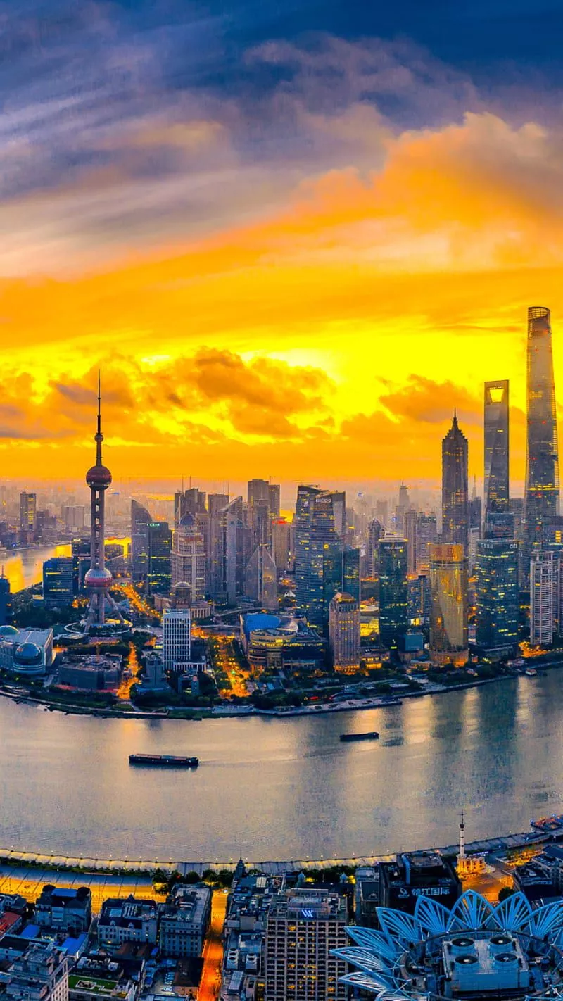 Shanghai Cityscape, cities, city, cool