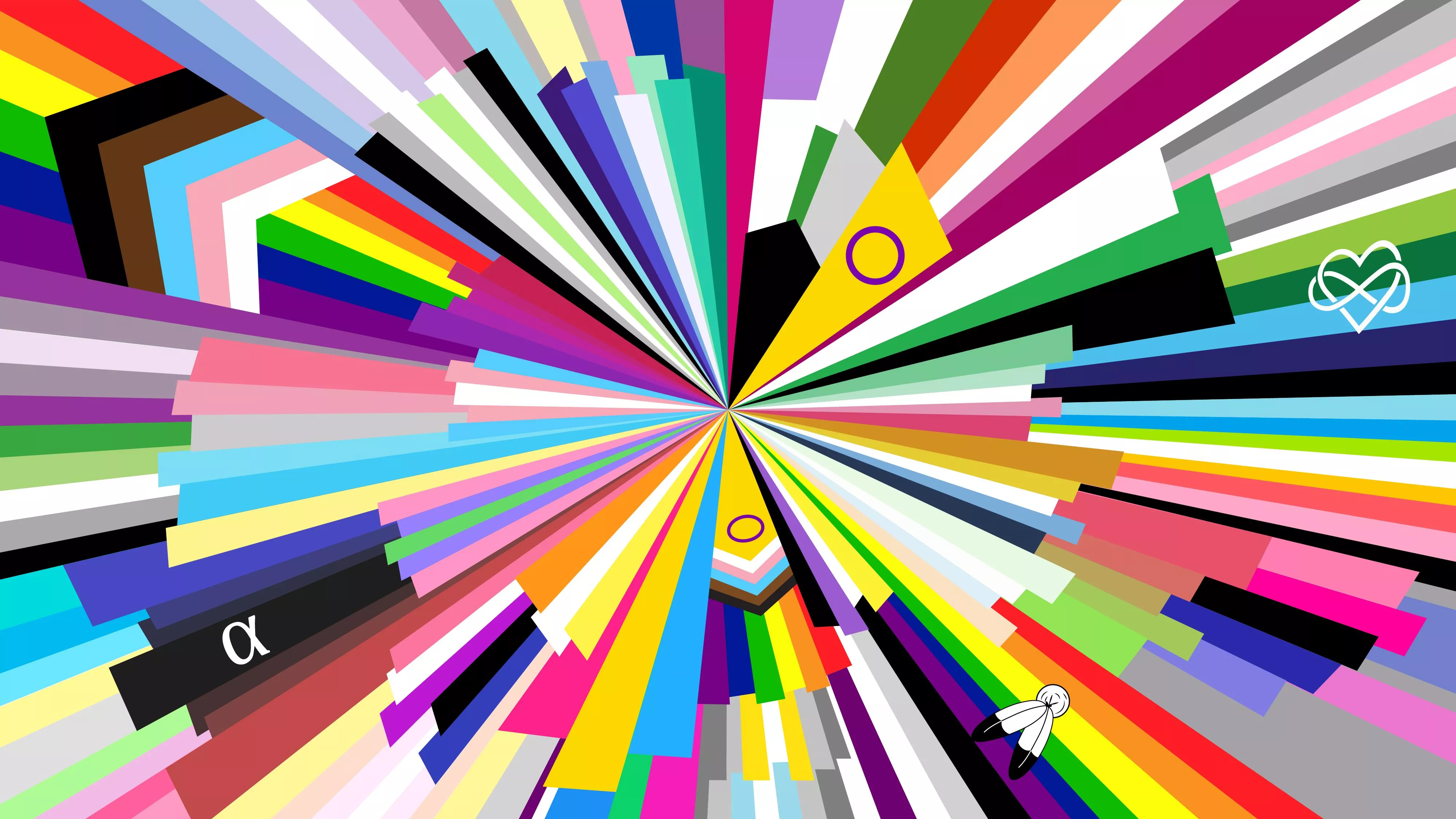 LGBTQ Wallpaper 4K, Multicolor