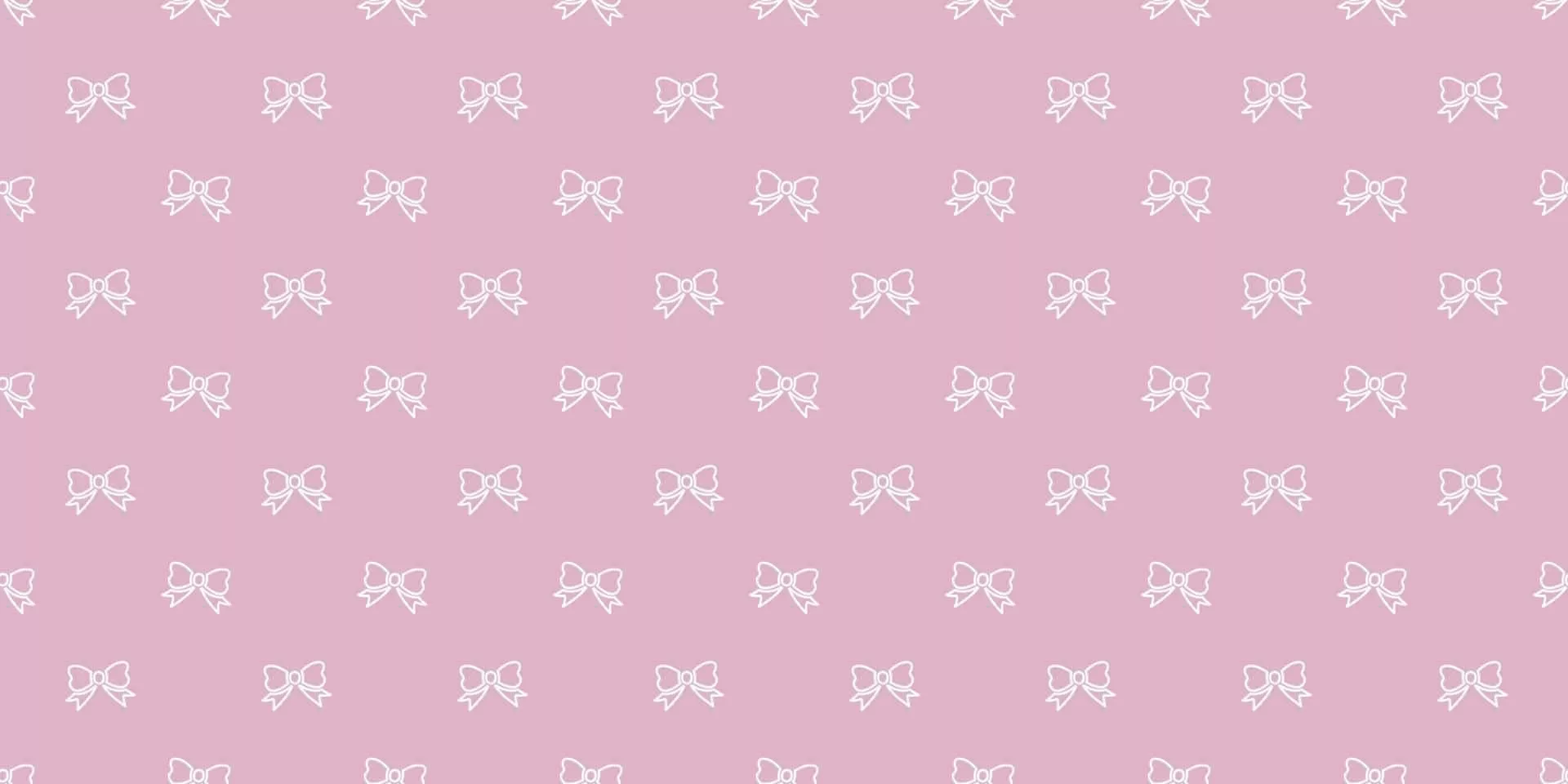 Download Pink Bow Pattern Background Wallpaper