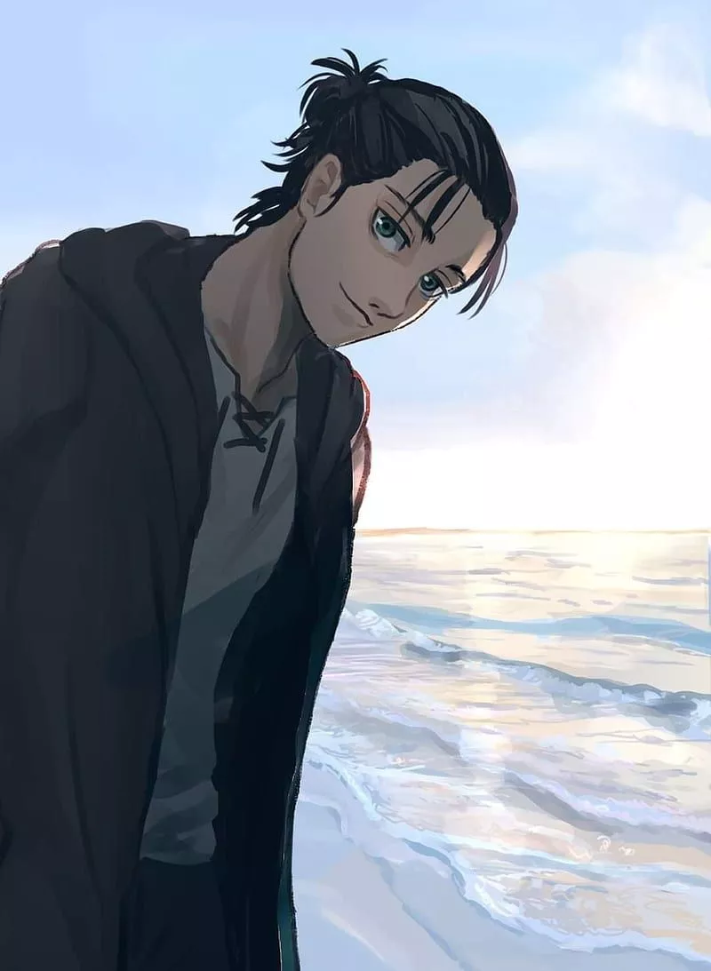 Eren, smiling eren, HD phone wallpaper