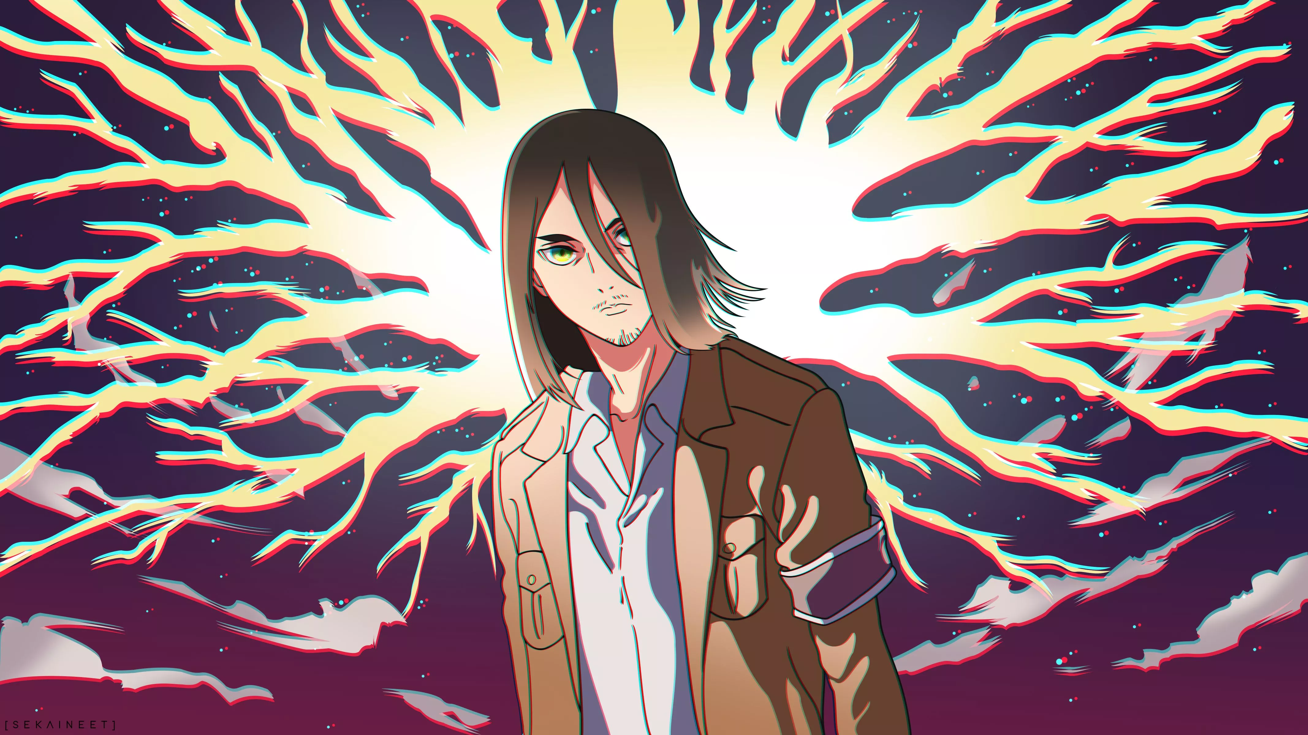 4K Eren Yeager Attack On Titan Wallpaper, HD Anime 4K Wallpaper, Image and Background