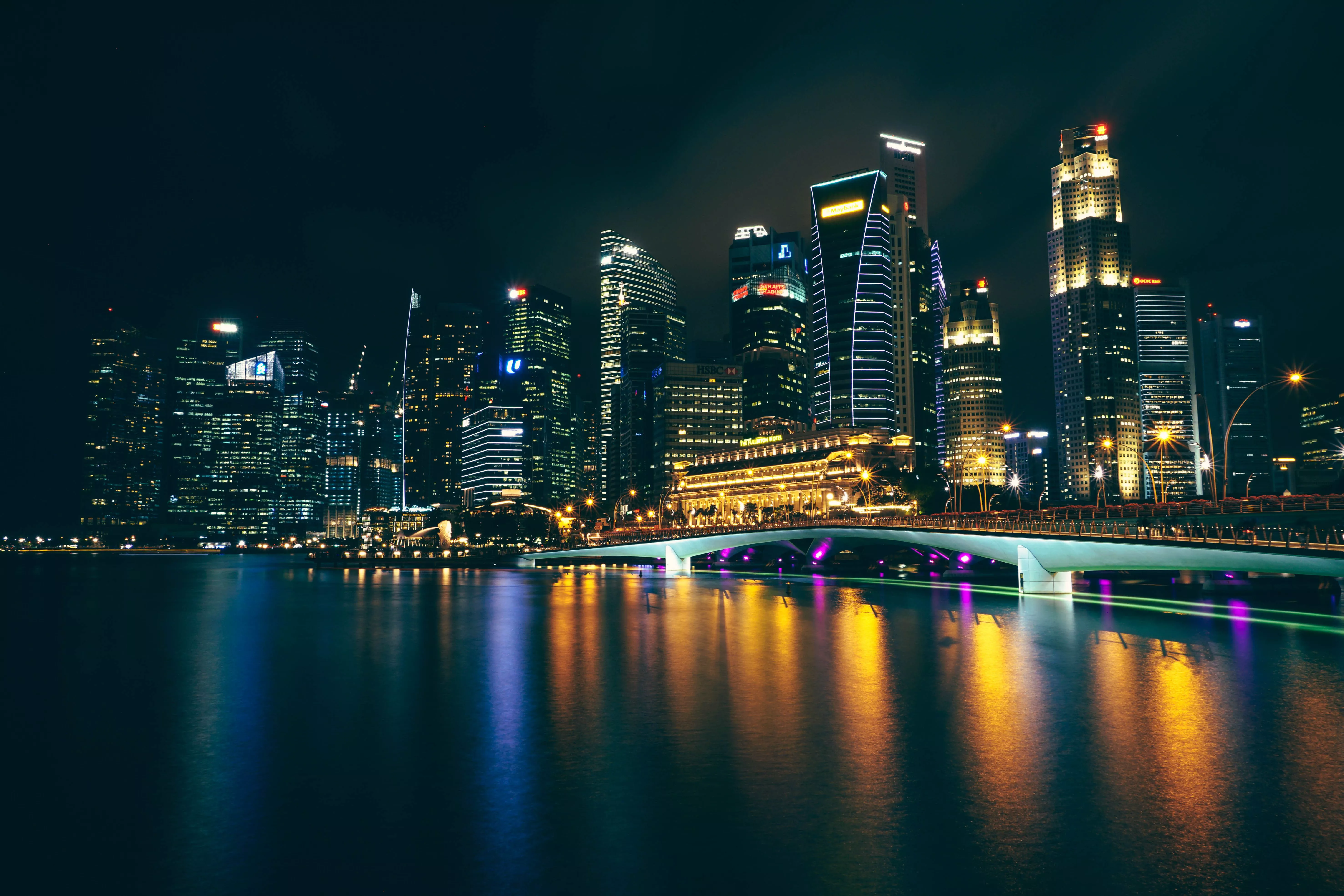 night city, architecture, city lights Wallpaper, HD City 4K Wallpaper, Image and Background