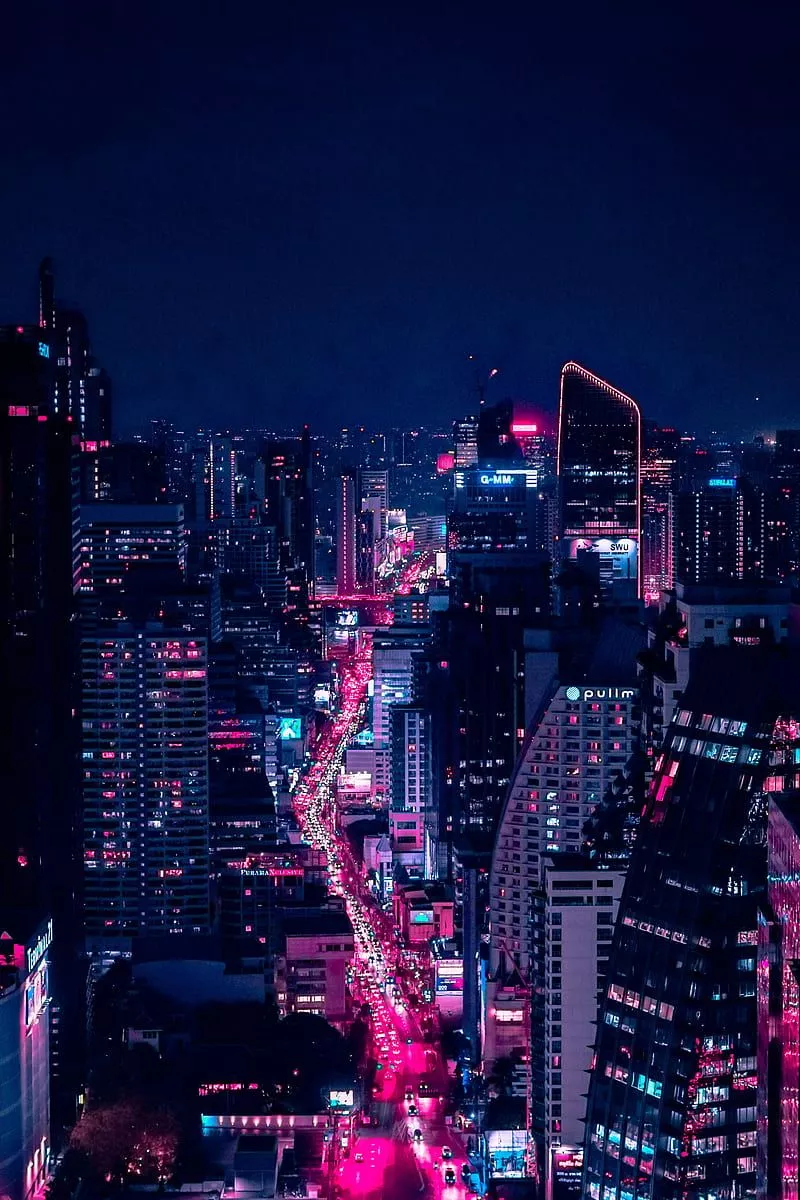 HD night city wallpaper
