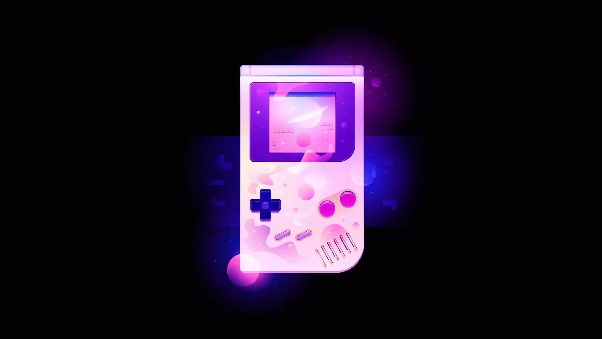 Download Nintendo Game Boy Glowing Pink