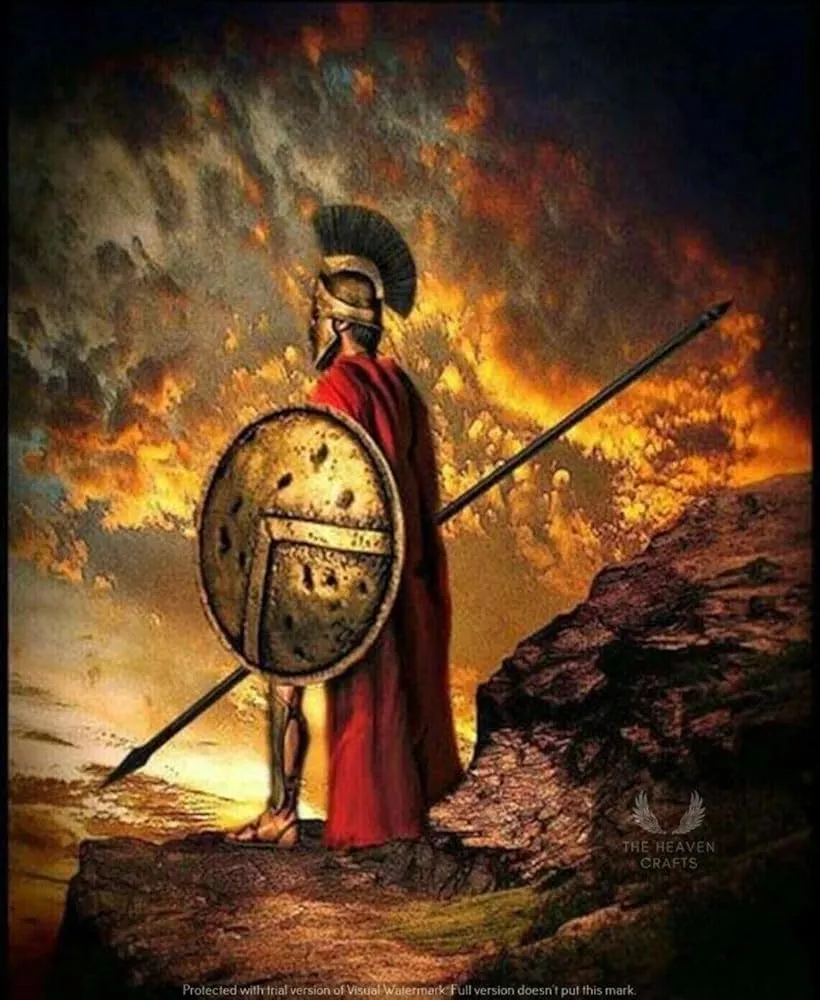 Medieval 24 Spartan Shield