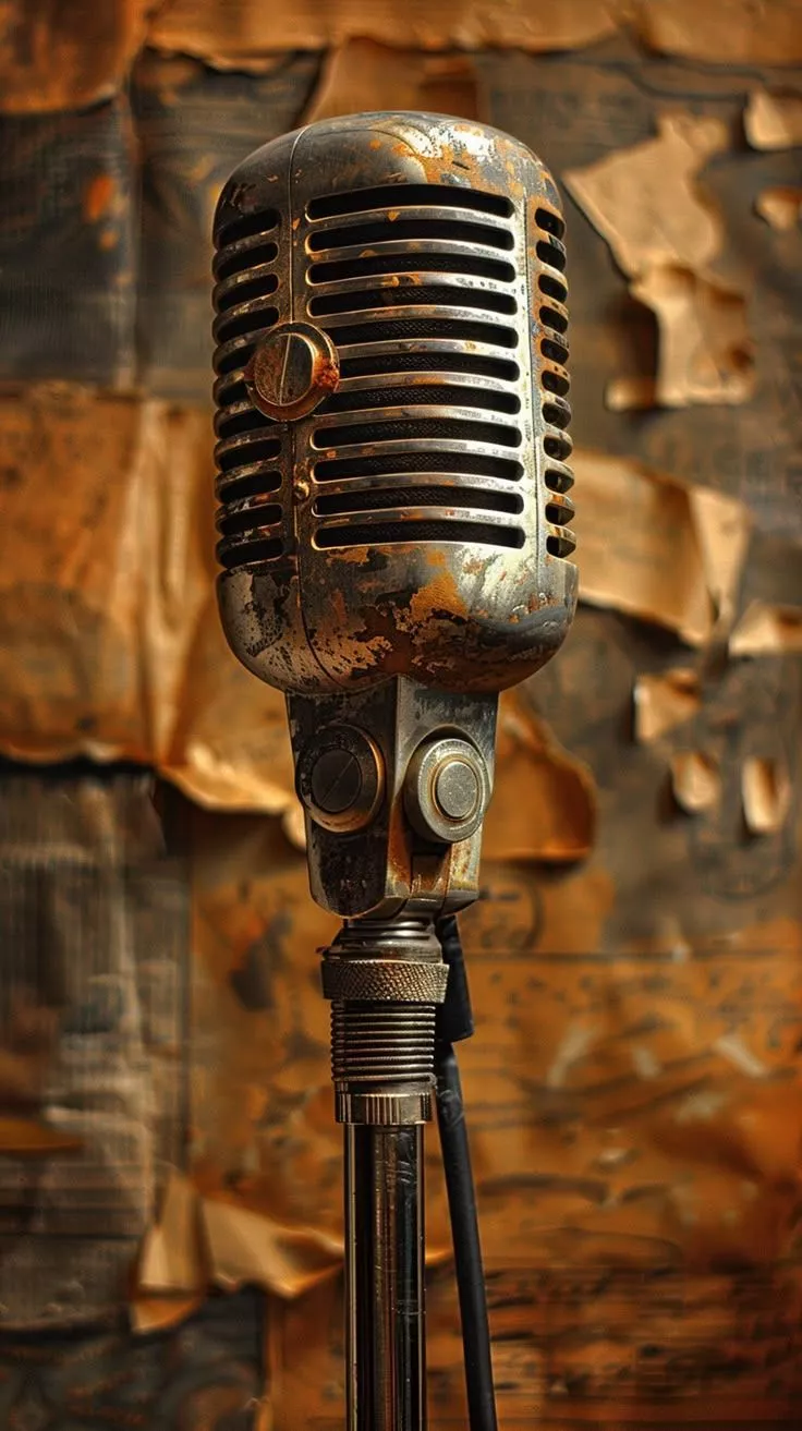 Vintage Microphone on Vintage