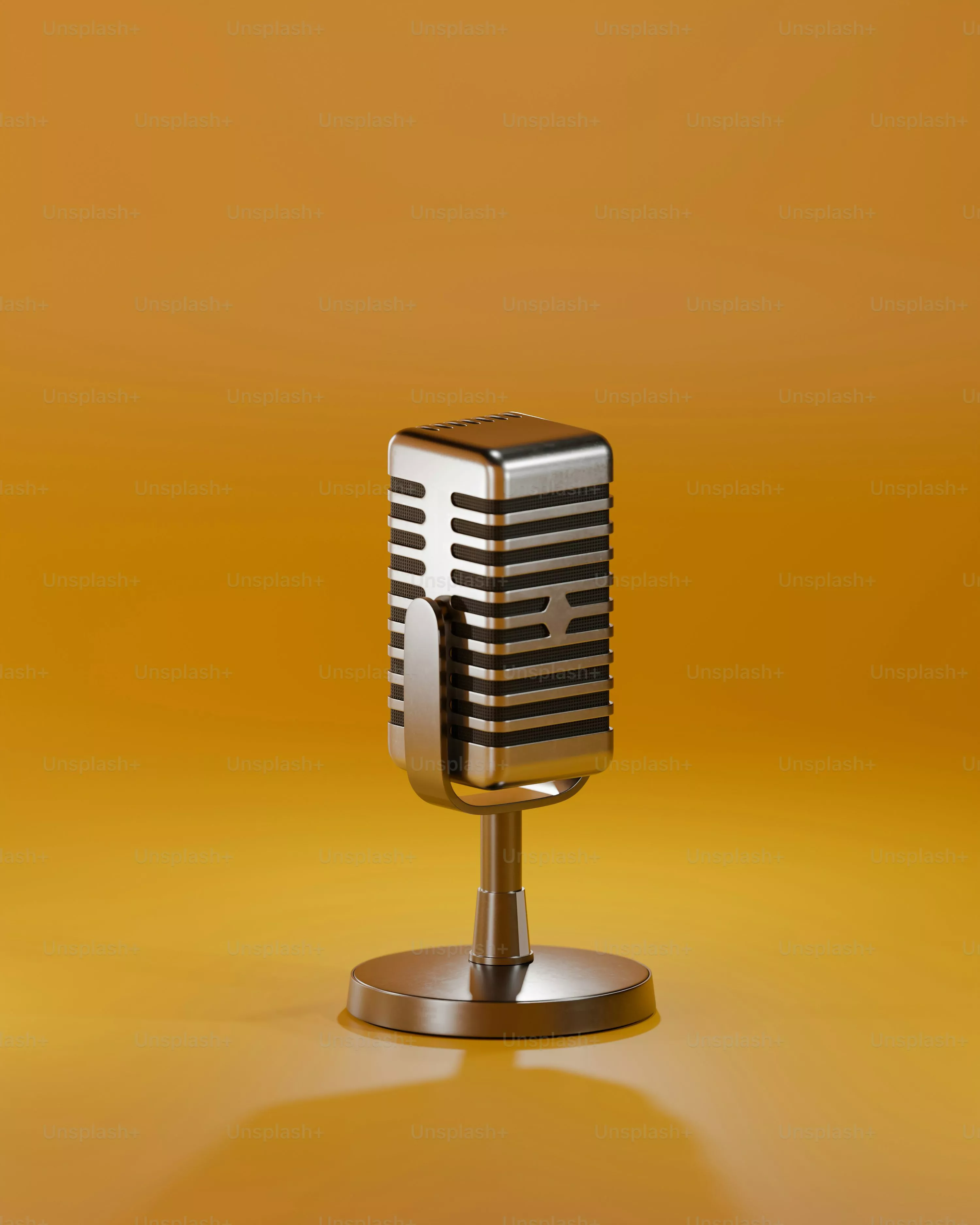 Vintage Microphone Picture. Download