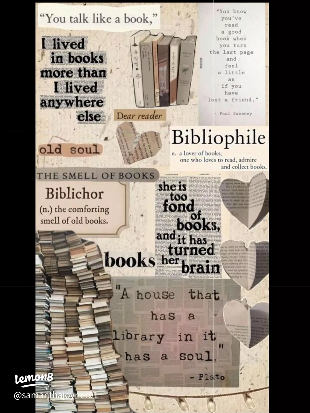 Book Themed Wallpaper