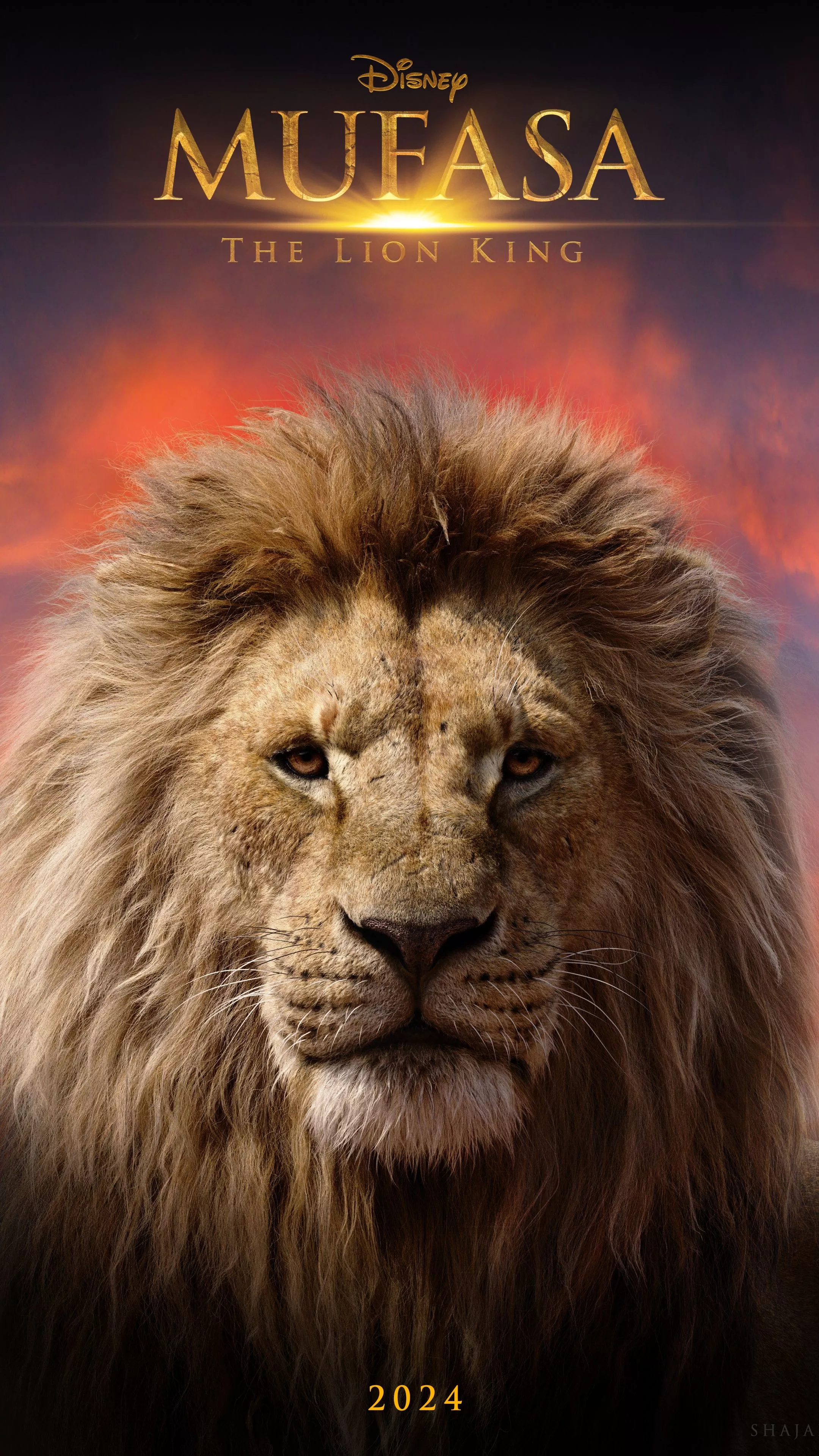 Mufasa: The Lion King 5K Wallpaper for iPhone