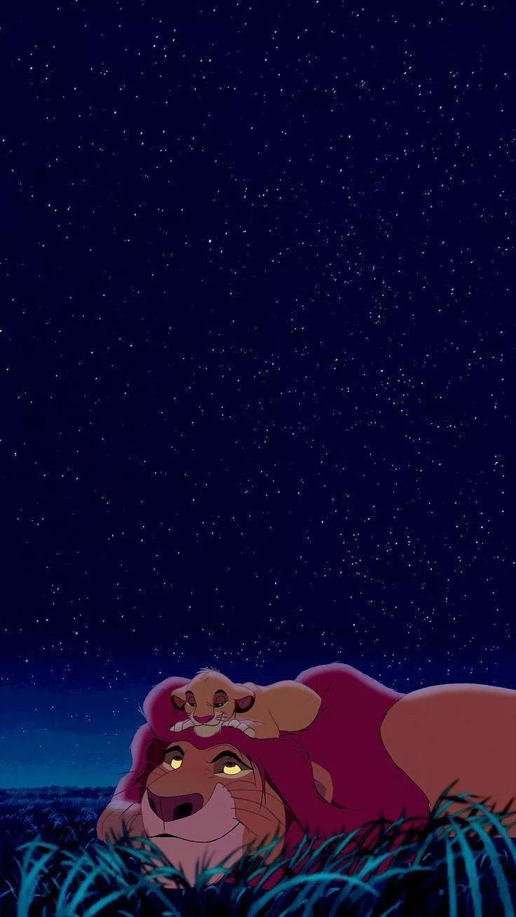 Lion King Mufasa and Simba Background