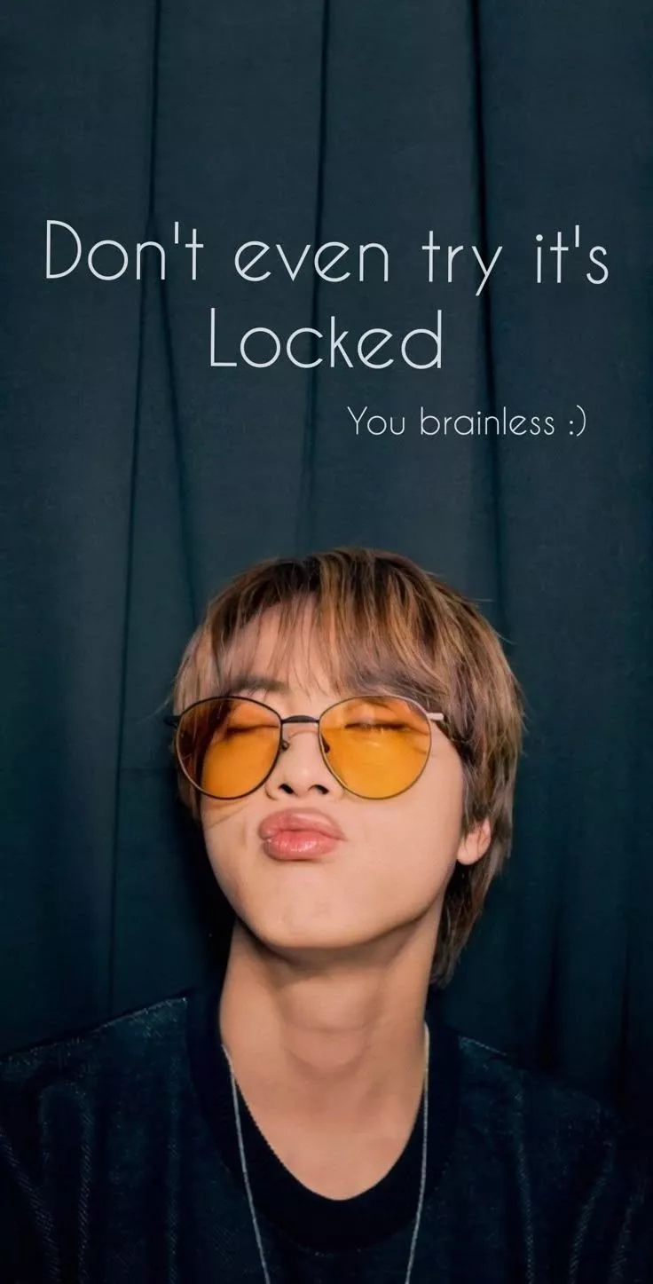 lockscreen #wallpaper #jinfunny#bts