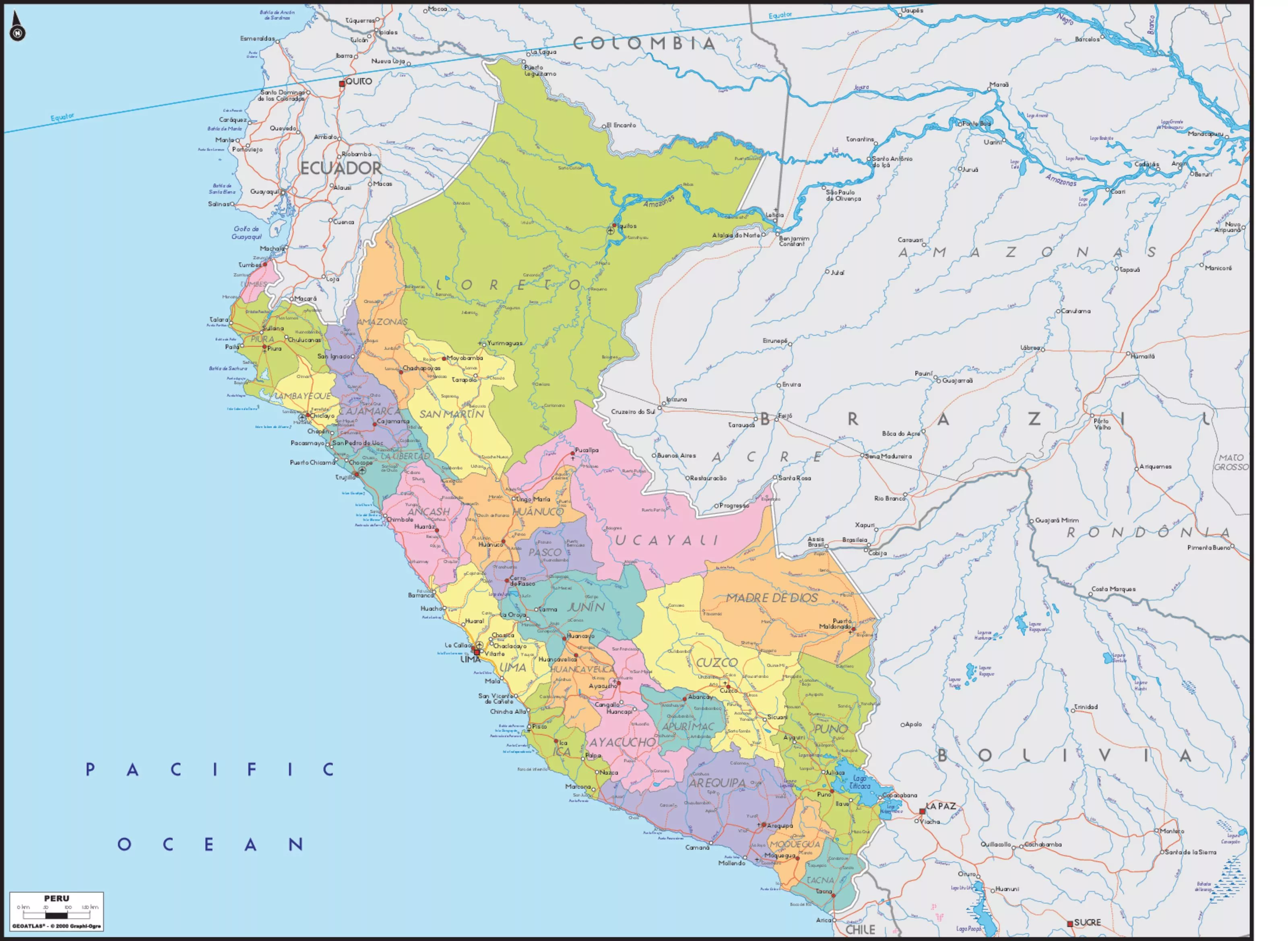 Peru 2 Map Mural Your Way