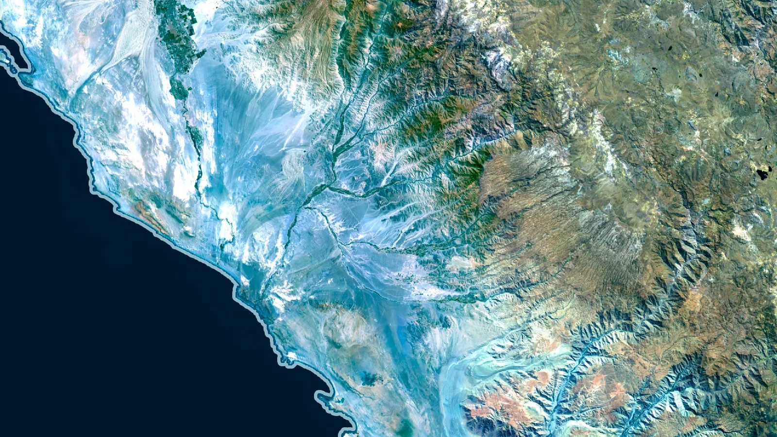 Buy Peru Satellite Map