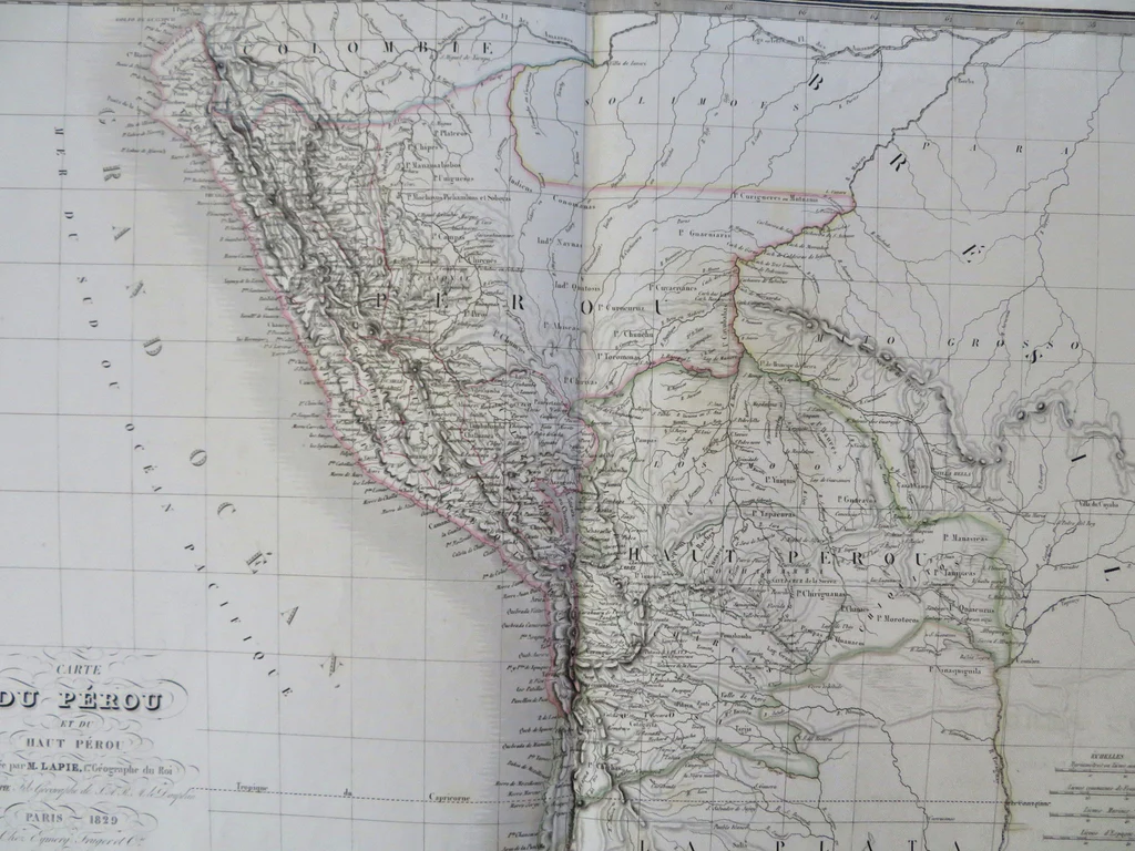 Upper & Lower Peru South America Lima