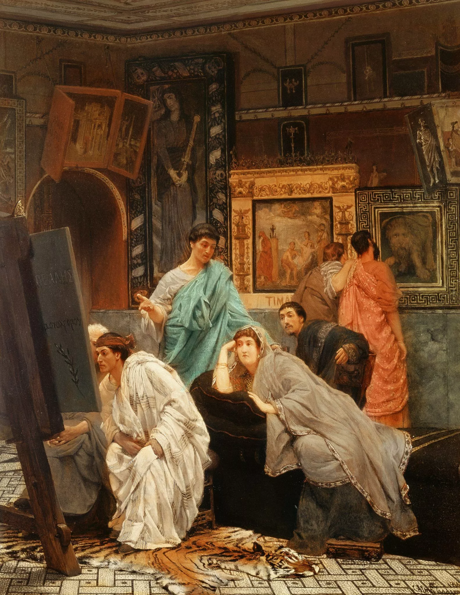 Lawrence Alma Tadema In Pompeii
