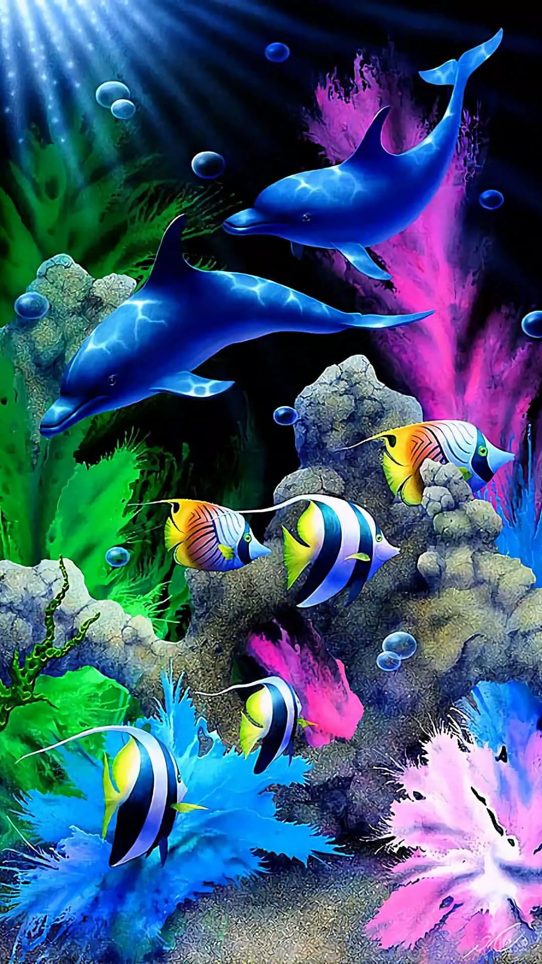 Kawaii Sea Creatures Wallpaper