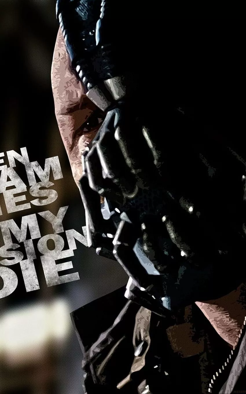 Quotes bane mobile HD wallpaper
