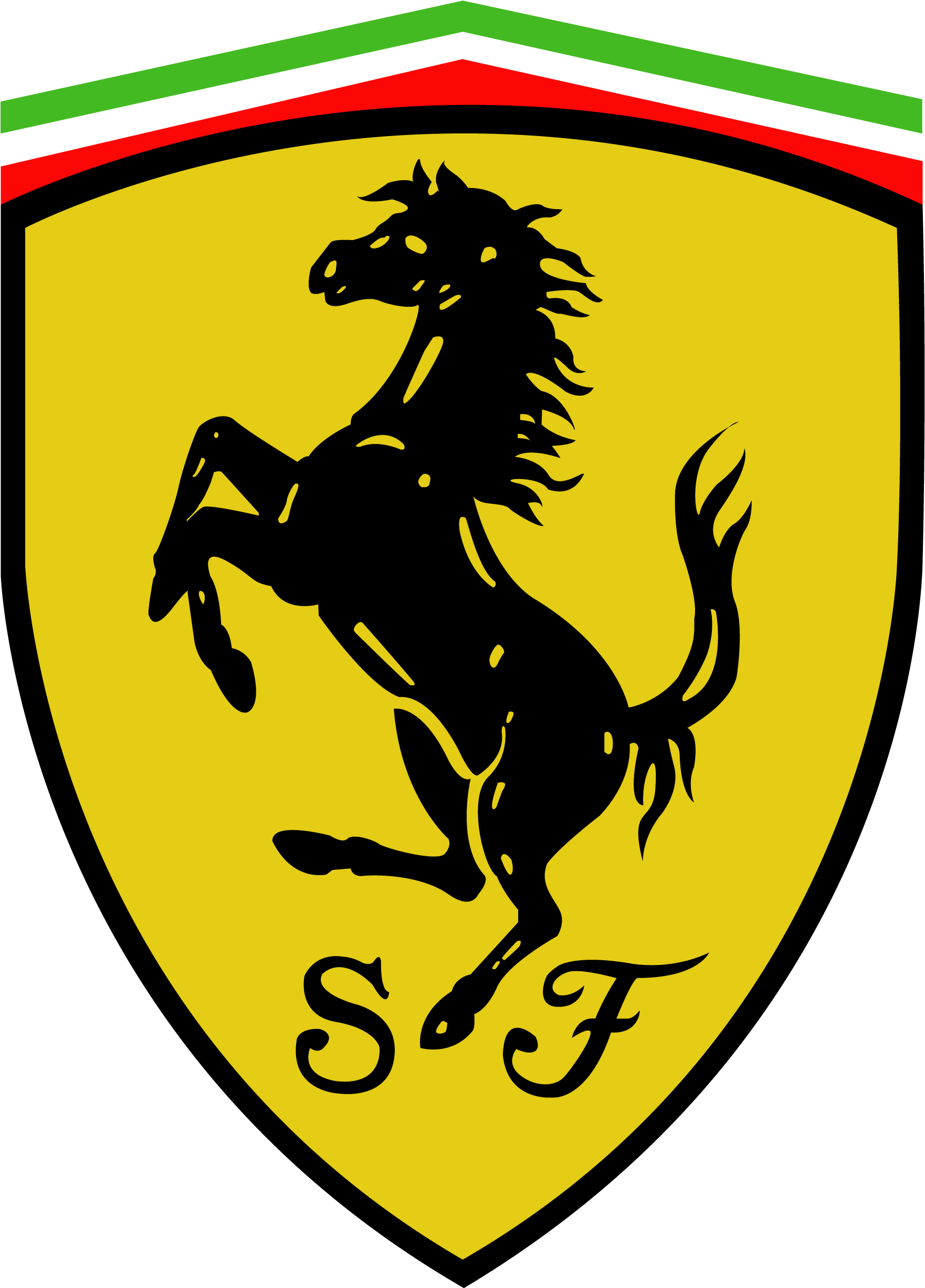 Scuderia Ferrari Logo PNG Image with No
