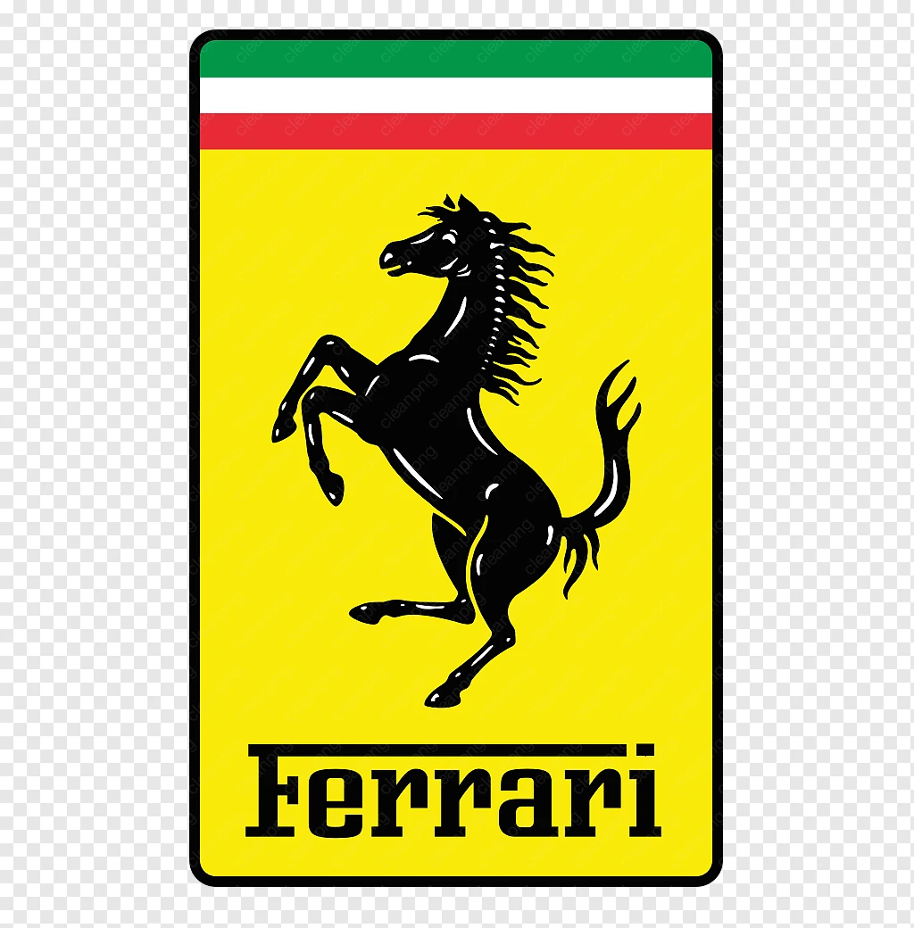 Ferrari Logo with Prancing Horse