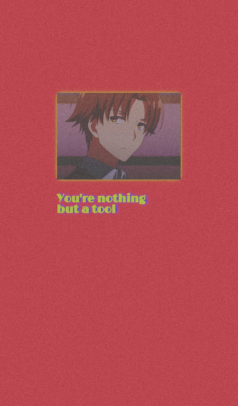 Kiyotaka Ayanokouji, anime, classroom