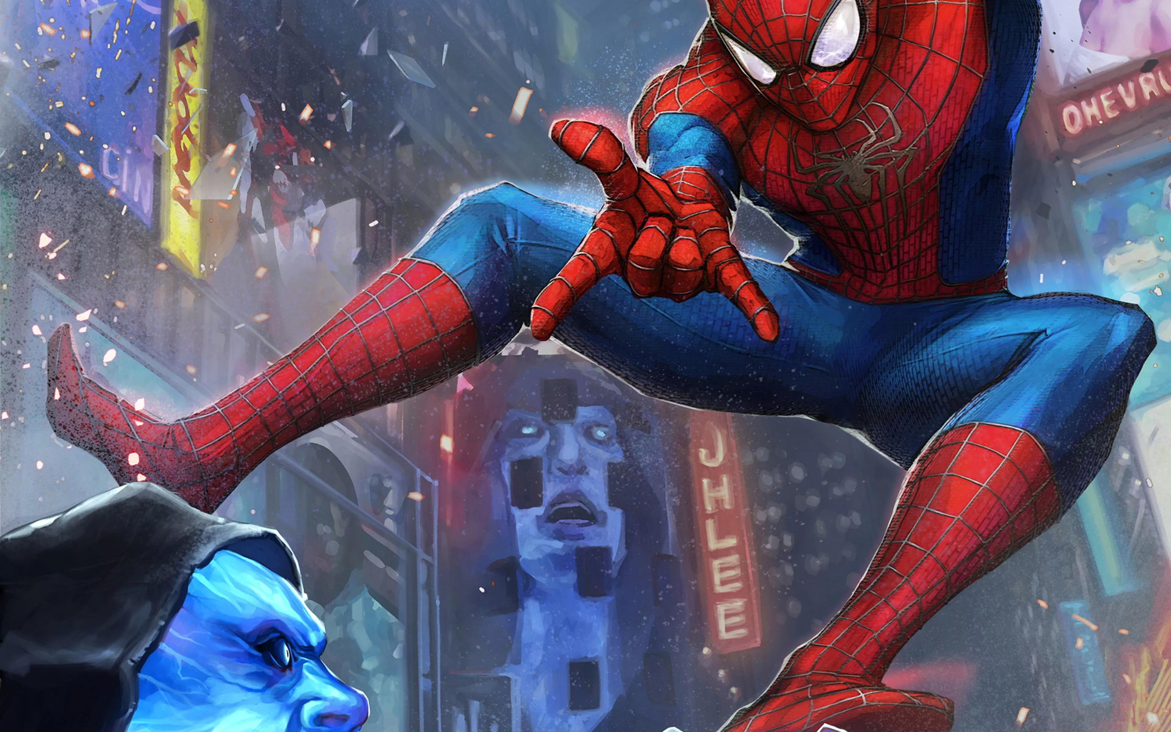 Hero Spiderman Marvel Art