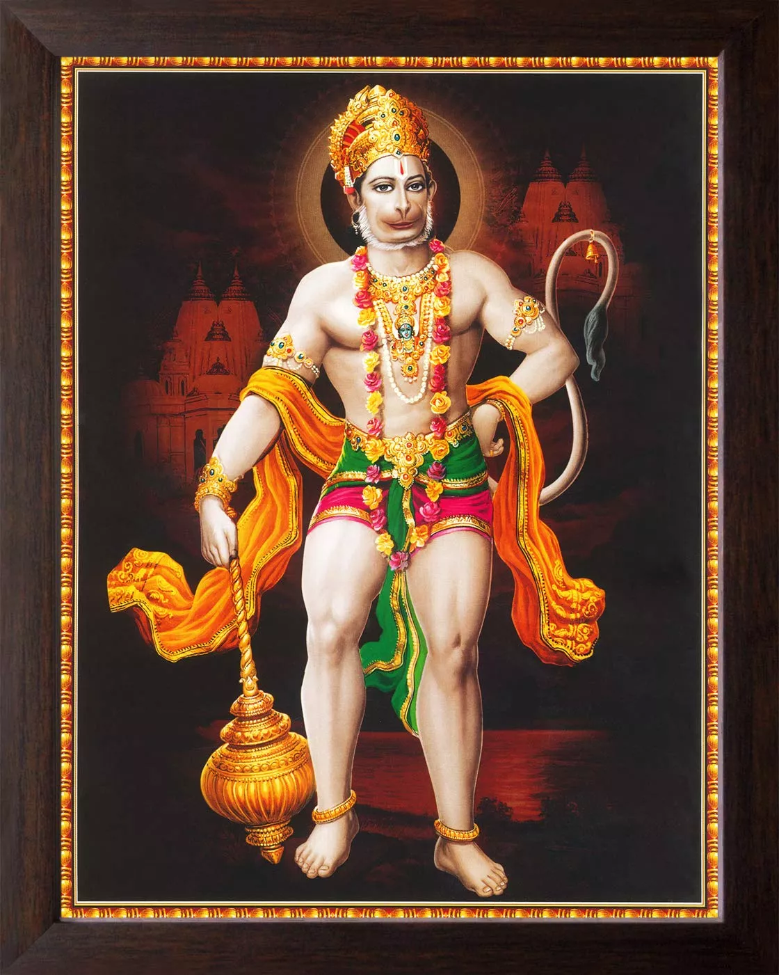 Lord Hanuman Standing in Mahabali form