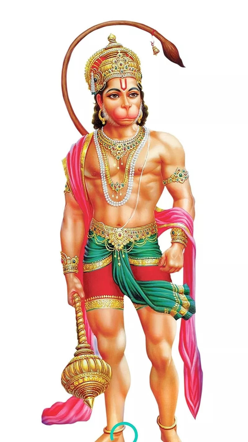 HD hanuman standing wallpaper