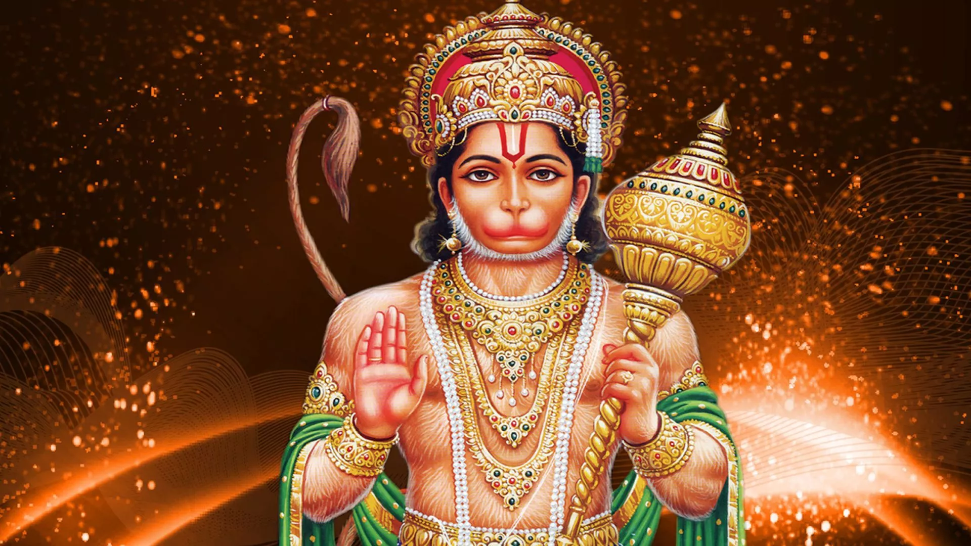 Hanuman God With Gada HD Hanuman
